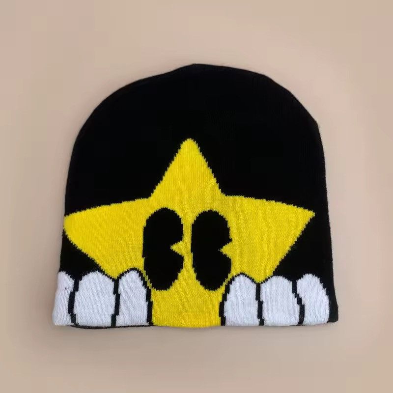 Japanese Brand CUTE Five-pointed Star Knitted Hats Size ONE SIZE - 5 Thumbnail