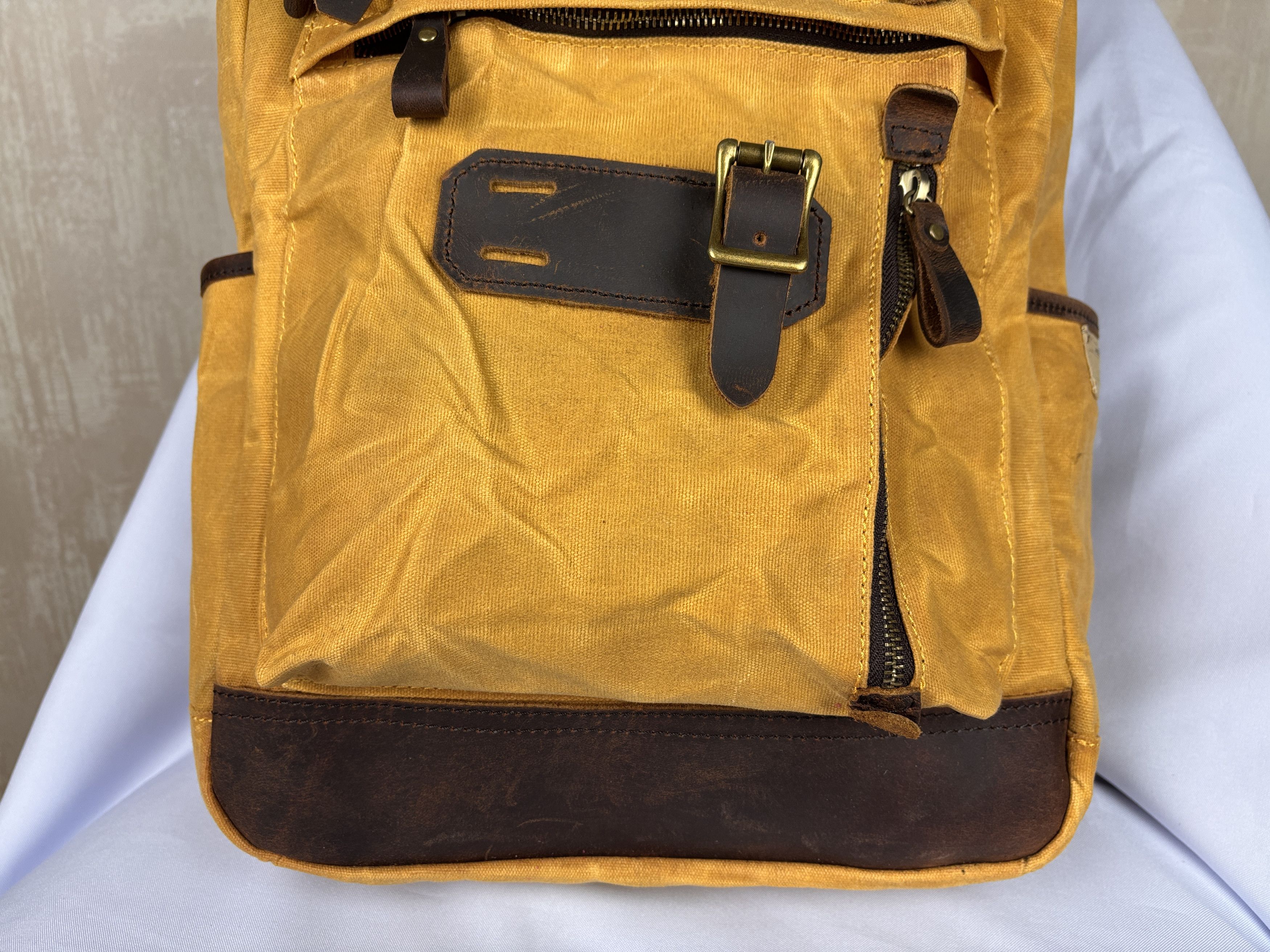 Other Gandys Canvas Wax Waxed Cotton Backpack Travel Outdoor Size ONE SIZE - 3 Thumbnail