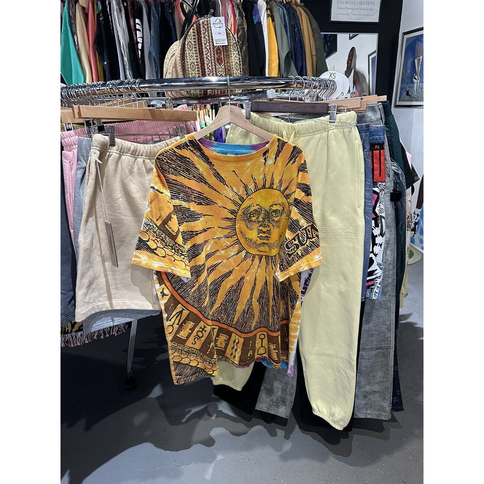 image of Liquid Blue Vintage 90's All Over Print Astrology Aop T Shirt Size Xl, Men's