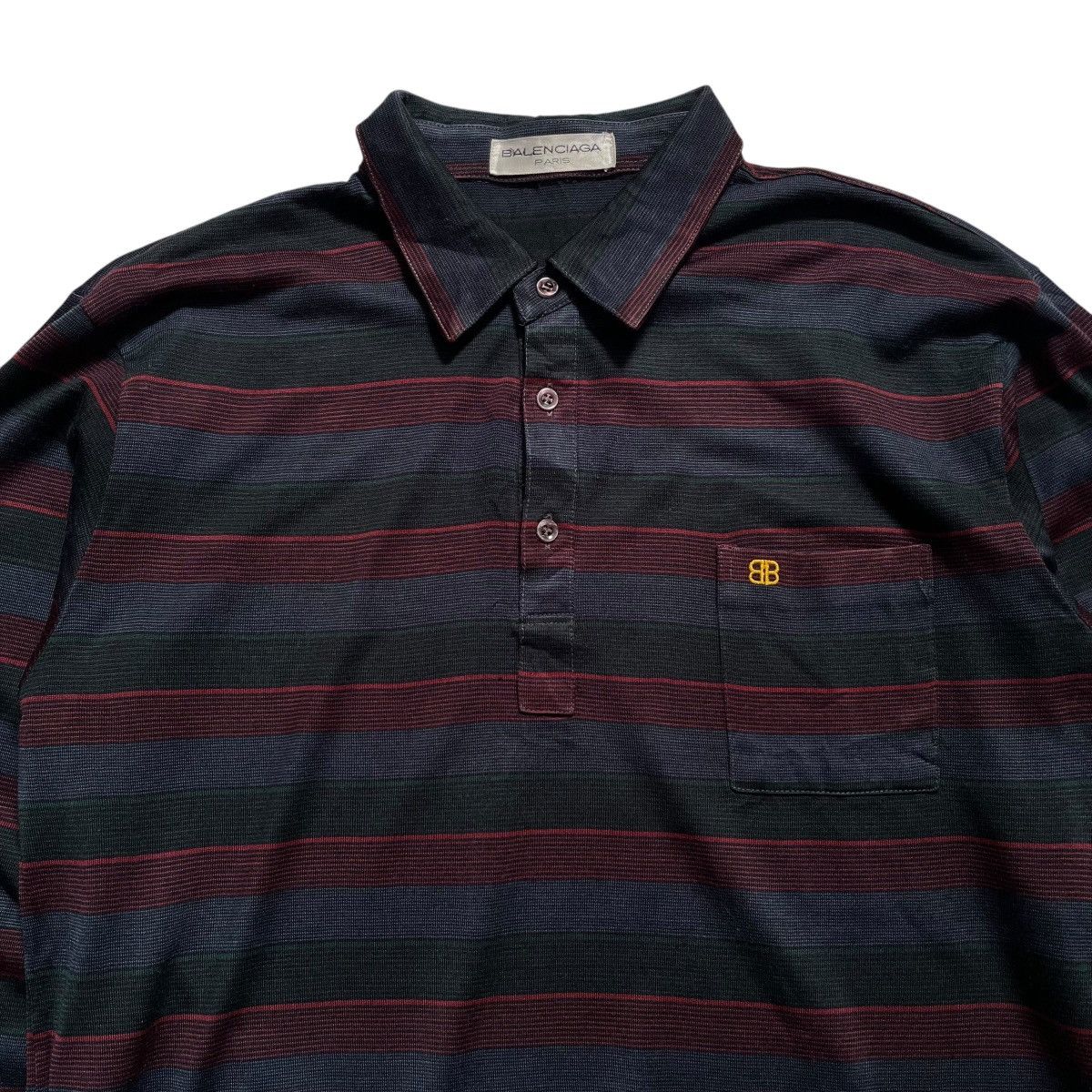 Balenciaga Vintage Balenciaga Polo Longsleeve Size US M / EU 48-50 / 2 - 2 Thumbnail