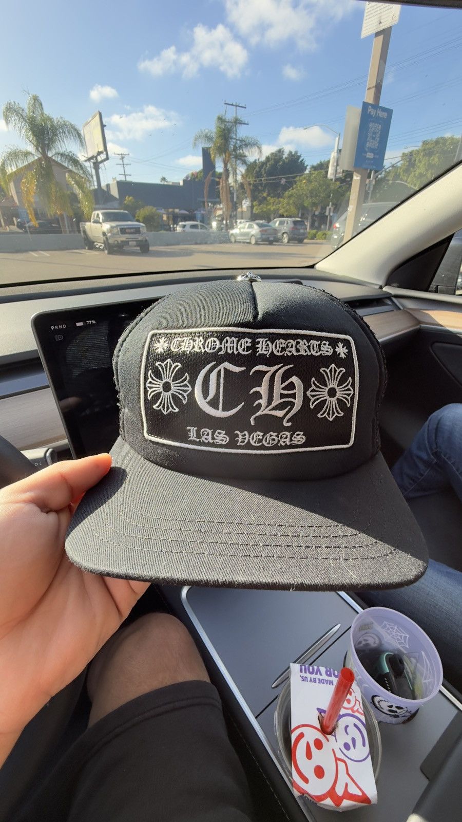 Chrome Hearts Chrome Hearts CH Las Vegas Trucker Hat Size ONE SIZE - 2 Thumbnail