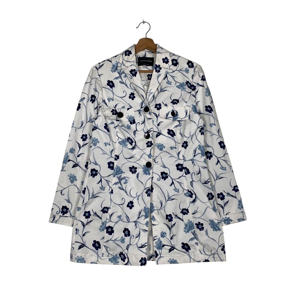 Other Nice Flower Design Emmedue Jacket Made In Italy Size M / US 6-8 / IT 42-44 - 1 Thumbnail
