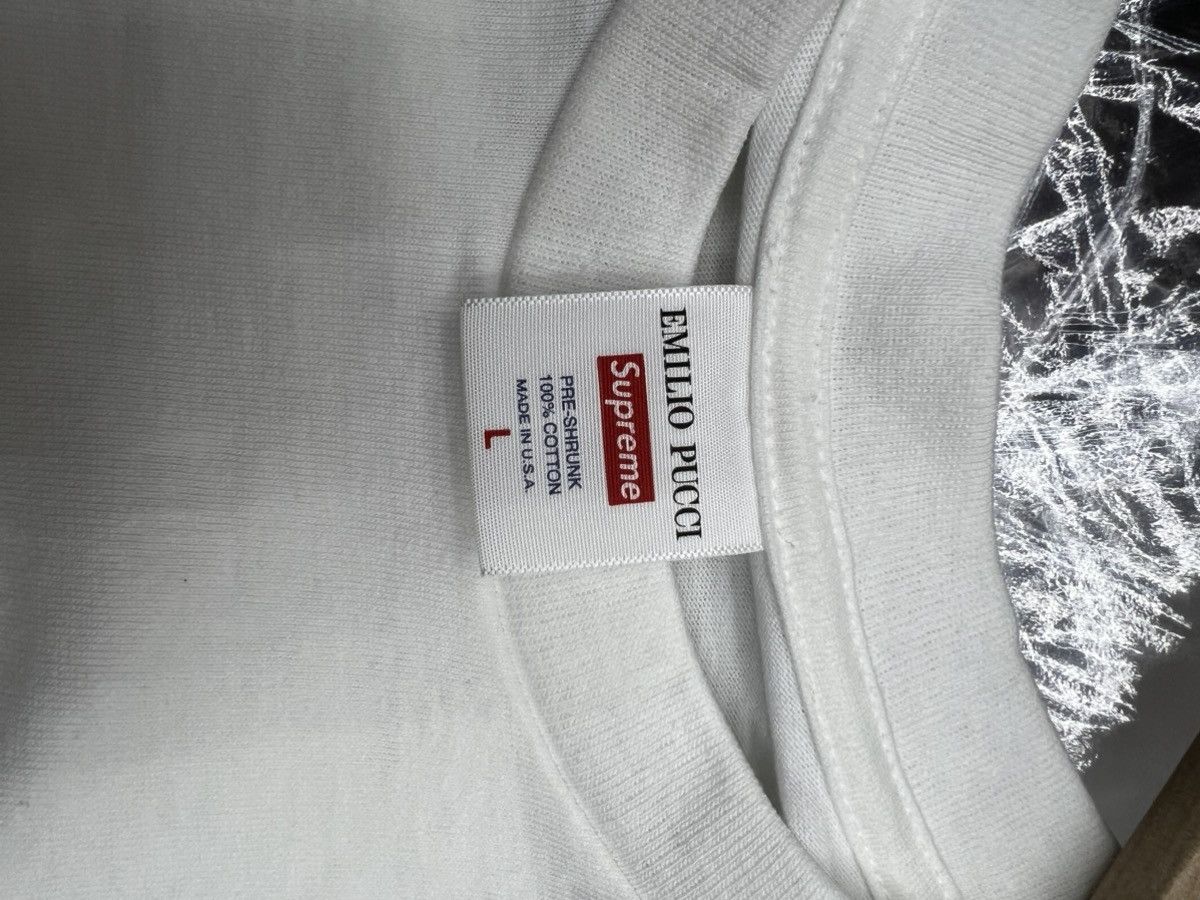 Supreme Supreme Emilio Pucci Box Logo Tee Size US L / EU 52-54 / 3 - 6 Thumbnail