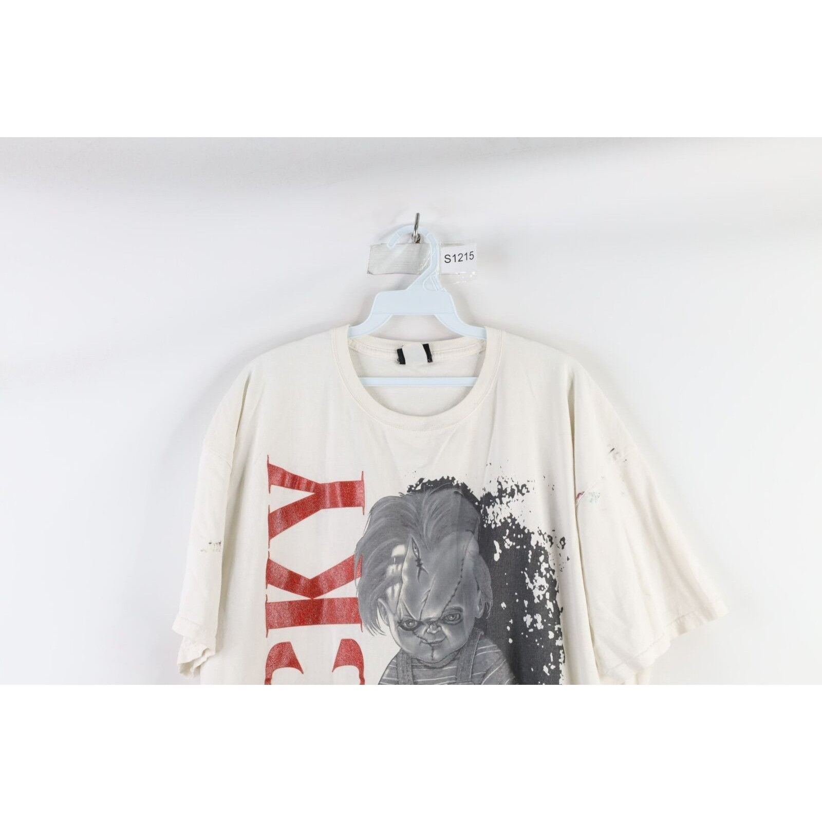 Vintage Vintage 90s Distressed Bride of Chucky Movie T-Shirt Size US XL / EU 56 / 4 - 2 Thumbnail