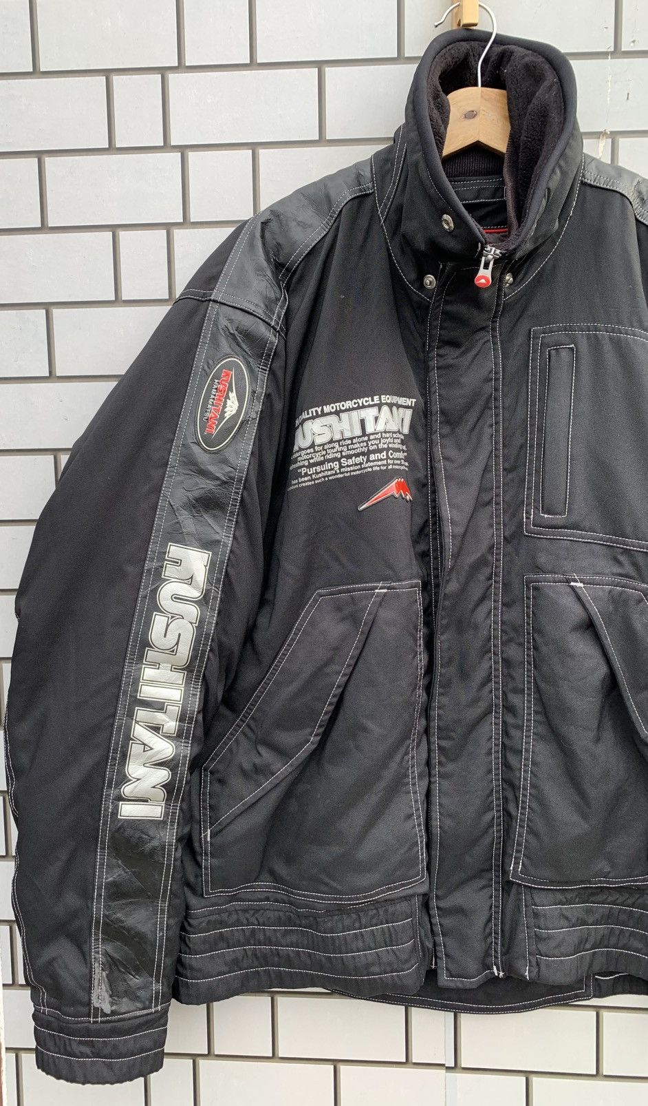 Japanese Brand Vintage Japanese Brand Khushitani Motorcycle Jacket Size US XL / EU 56 / 4 - 4 Thumbnail
