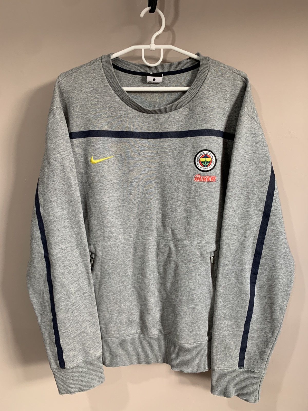 Nike Fenerbahce Turkey Training Basketball Sweatshirt Nike Size L Size US L / EU 52-54 / 3 - 1 Thumbnail