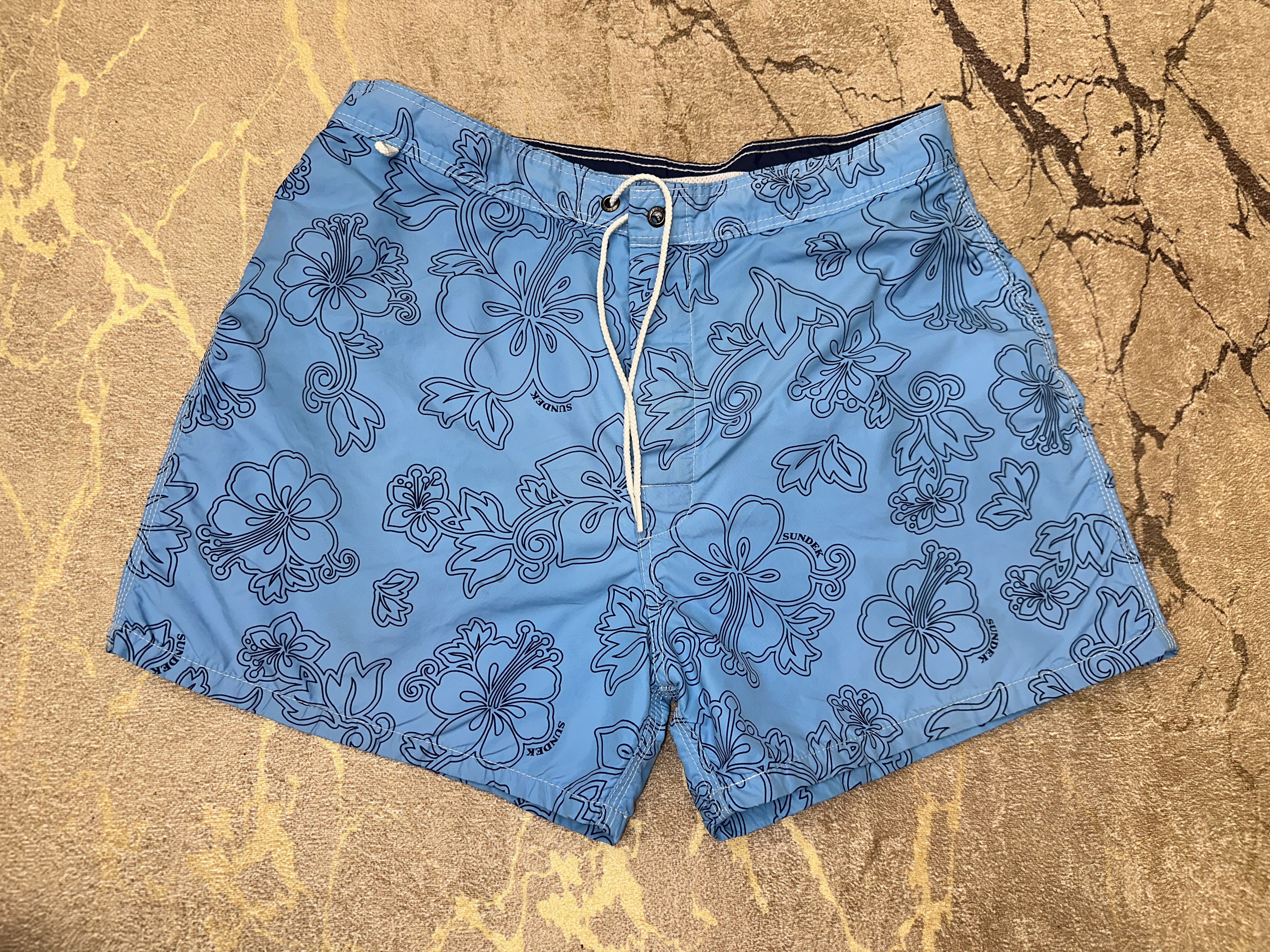 Sundek Sundek 33 Rainbow Beach Board Shorts Trunks Bath Size 33 S Size US 33 - 2 Thumbnail