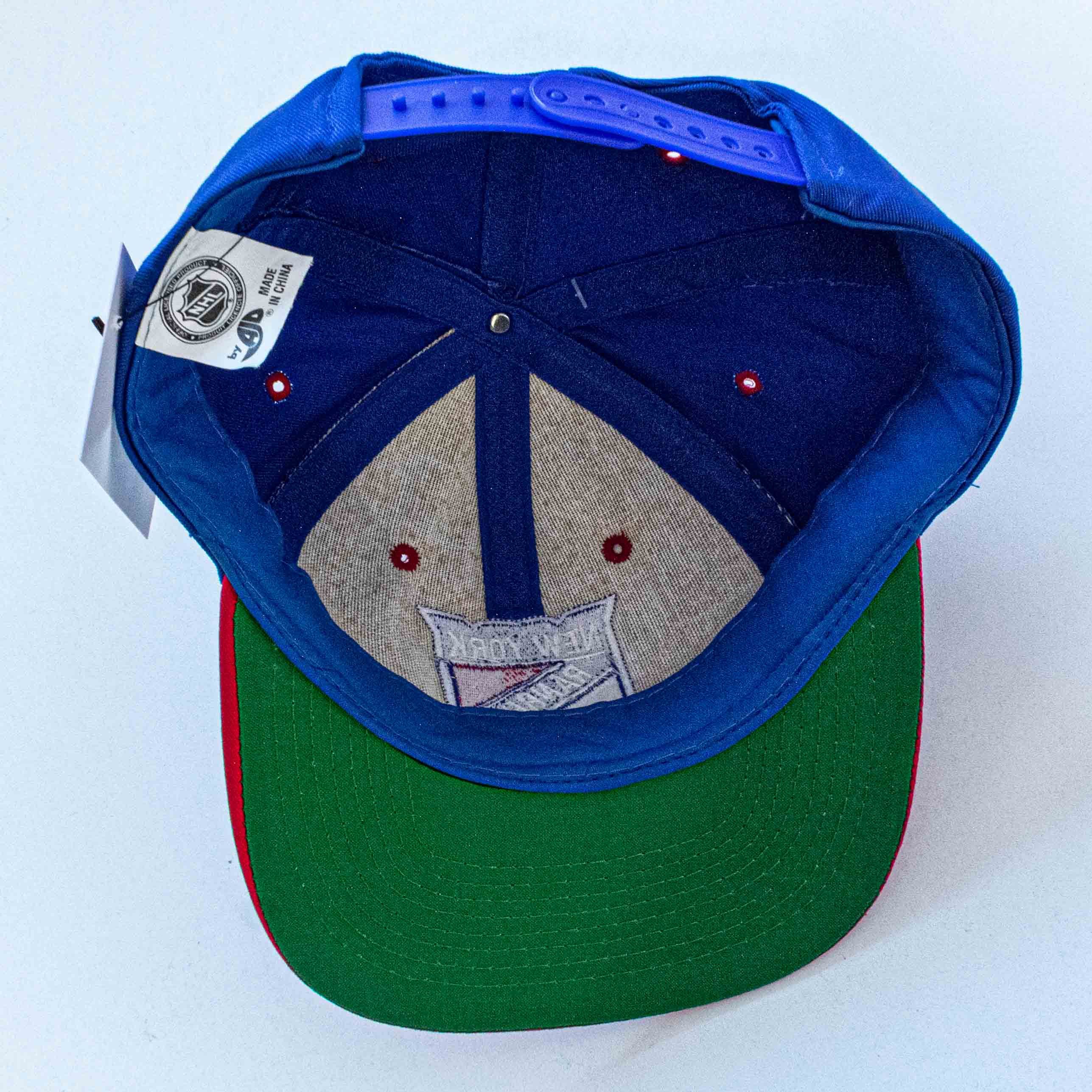 NHL New York Rangers Plain Logo AJD NHL Snapback Hat Size ONE SIZE - 11 Thumbnail