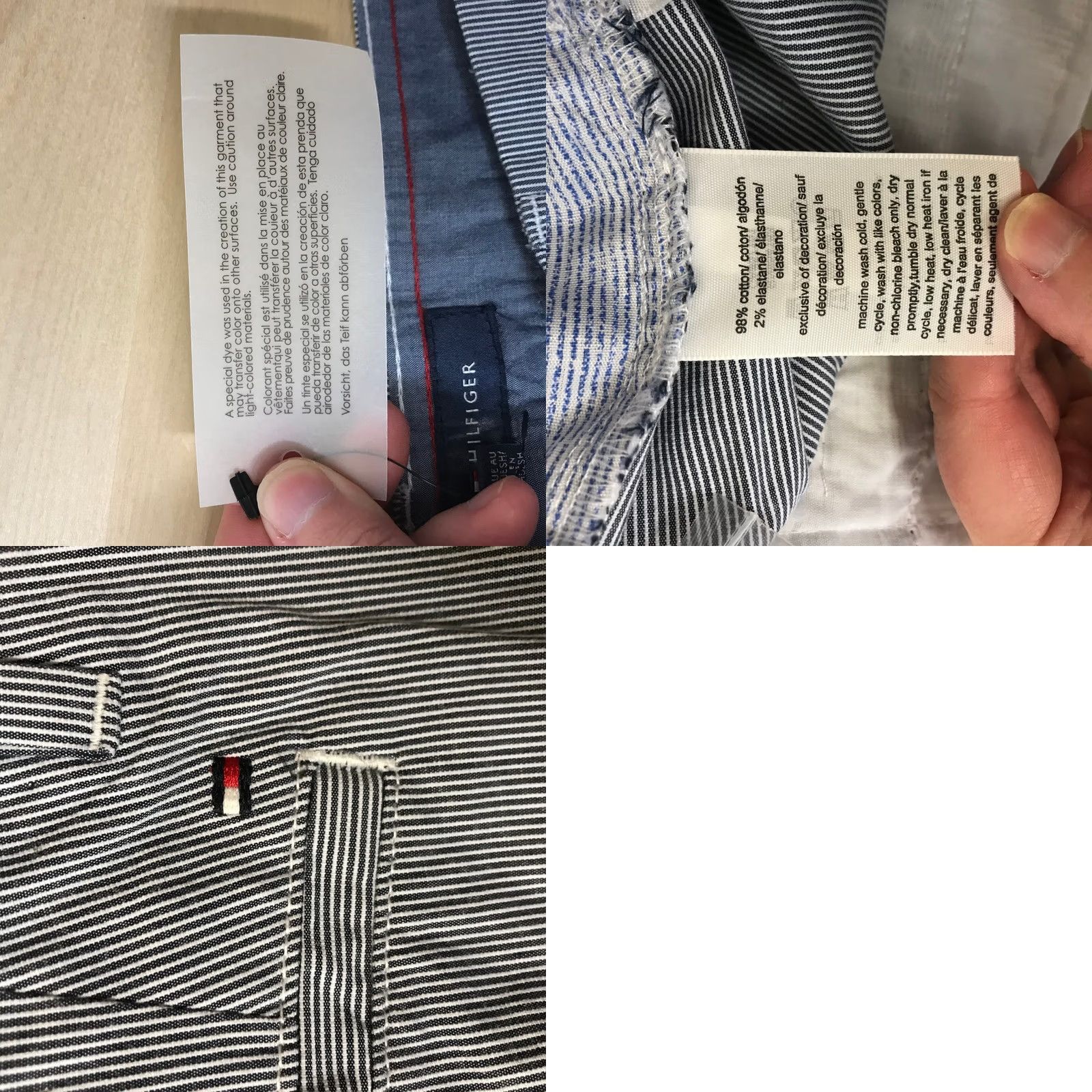 Tommy Hilfiger VINTAGE Tommy Hilfiger Womens Chino Pants Shirt? Size 27" / US 4 / IT 40 - 8 Thumbnail