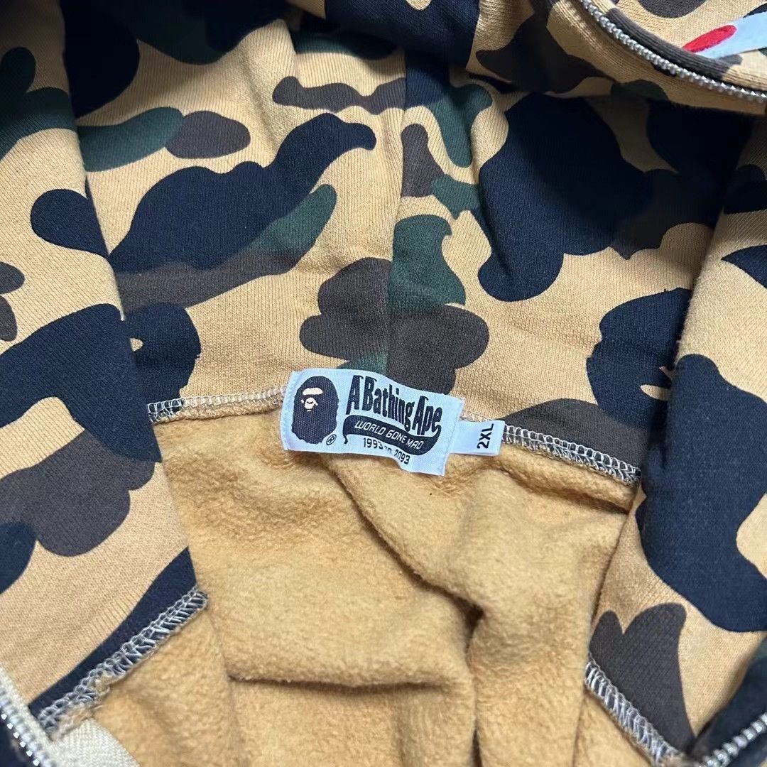 Bape COLOR CAMO SHARK FULL ZIP HOODIE Size US XXL / EU 58 / 5 - 8 Thumbnail