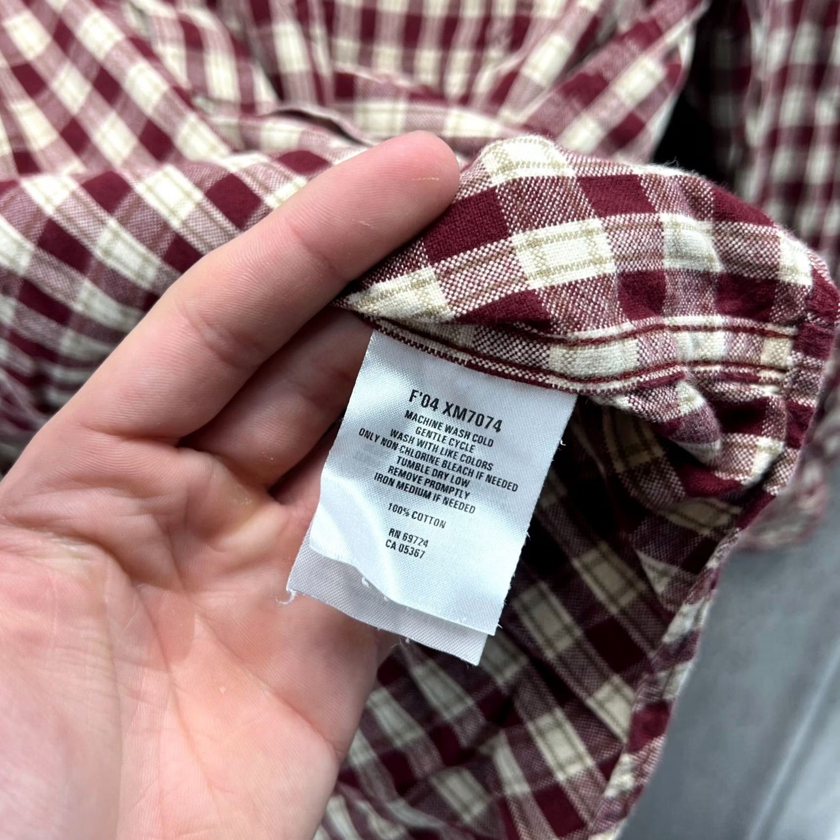 Vintage VINTAGE Columbia Shirt Mens L Red Beige Button Down Flannel Plaid Sportswear Size US L / EU 52-54 / 3 - 4 Thumbnail