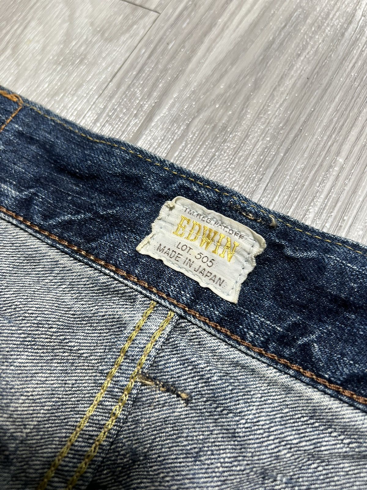 Edwin 90's Edwin Selvedge Denim Pants 505Z Size US 34 / EU 50 - 7 Thumbnail
