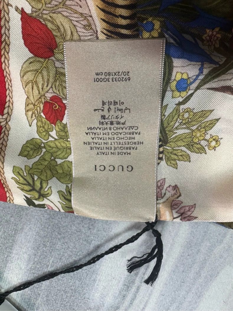 Gucci Gucci Flower double-sided silk 100th anniversary limited e Size ONE SIZE - 4 Thumbnail