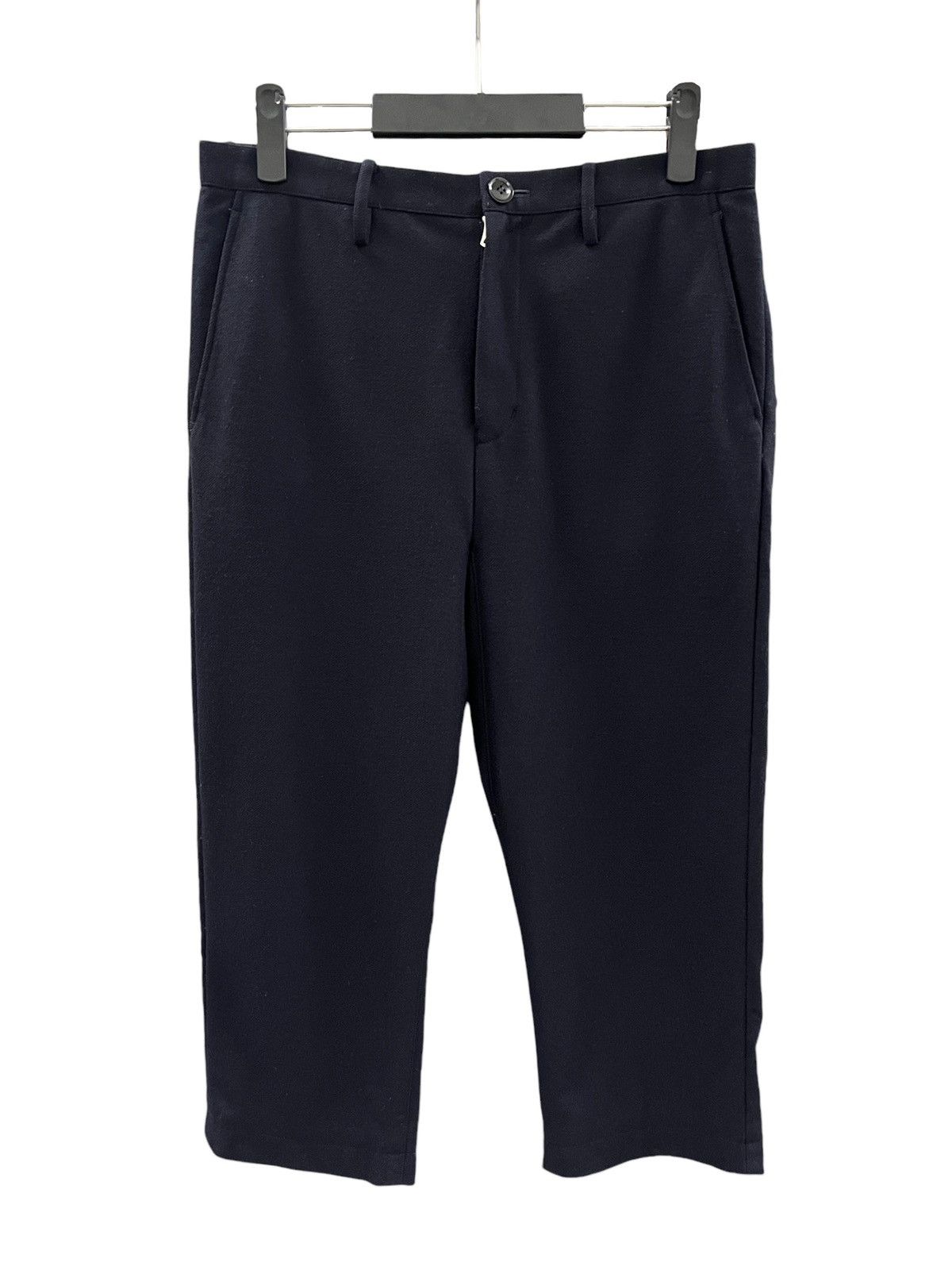 Maison MIHARA YASUHIRO Miharayasuhiro Drop Crotch Loose Crop Pants Size US 33 - 1 Thumbnail