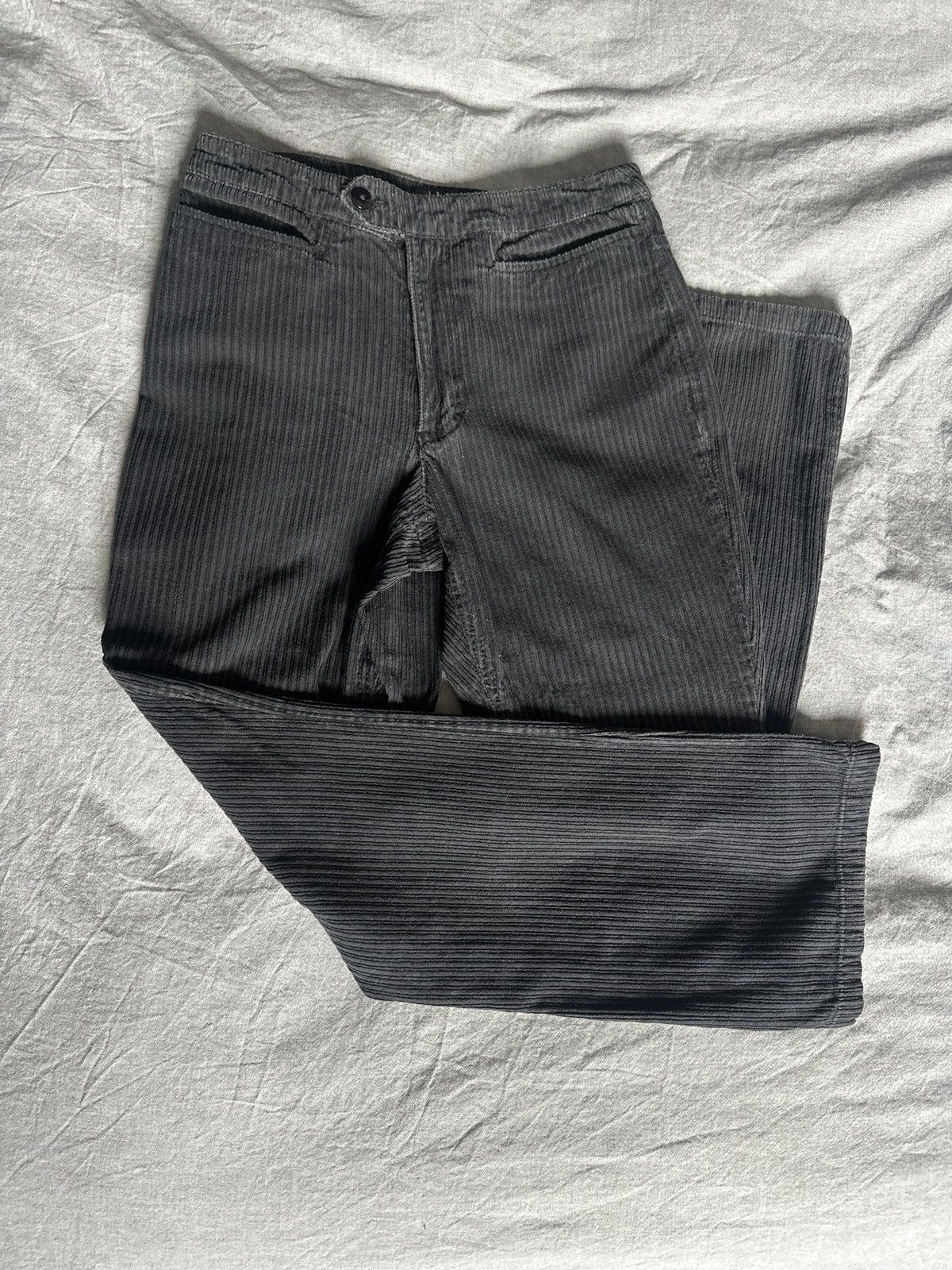 Vintage Black vintage corduroy pants Size 27" / US 4 / IT 40 - 1 Thumbnail