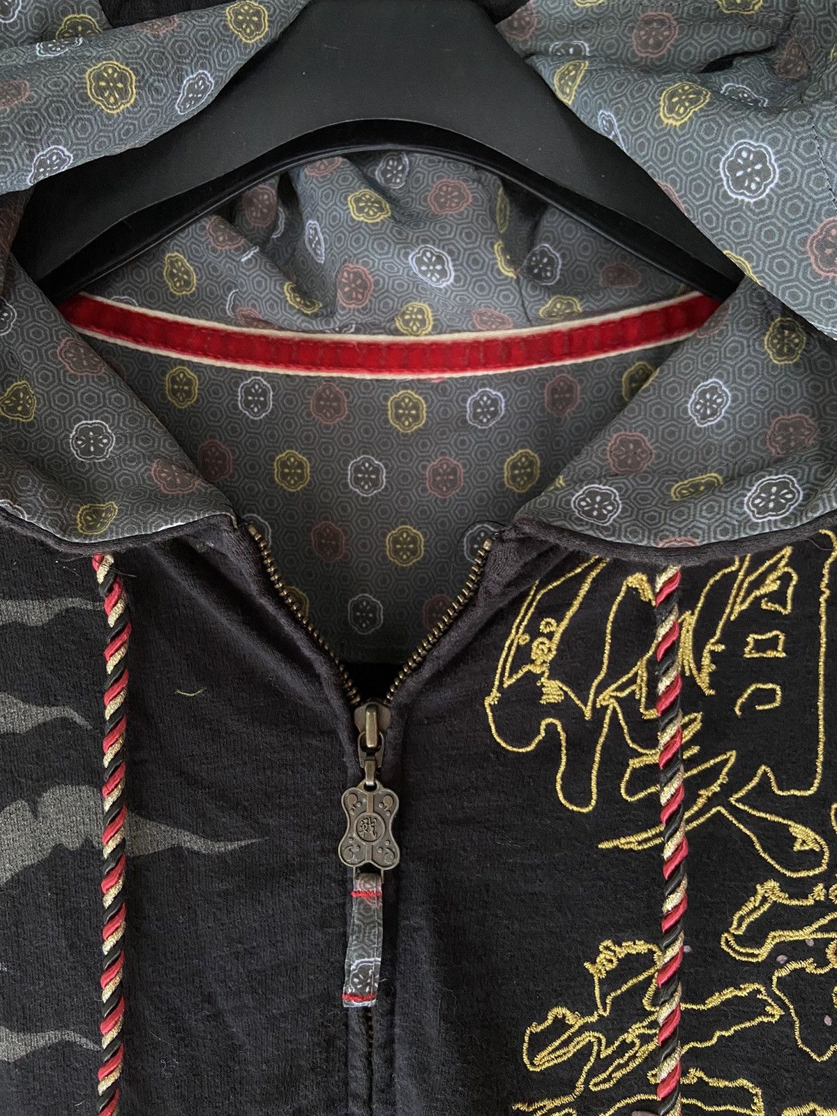 Isamu Katayama Backlash JAPANESE HORSE ART ZIP HOODIE Size US XXL / EU 58 / 5 - 12 Thumbnail