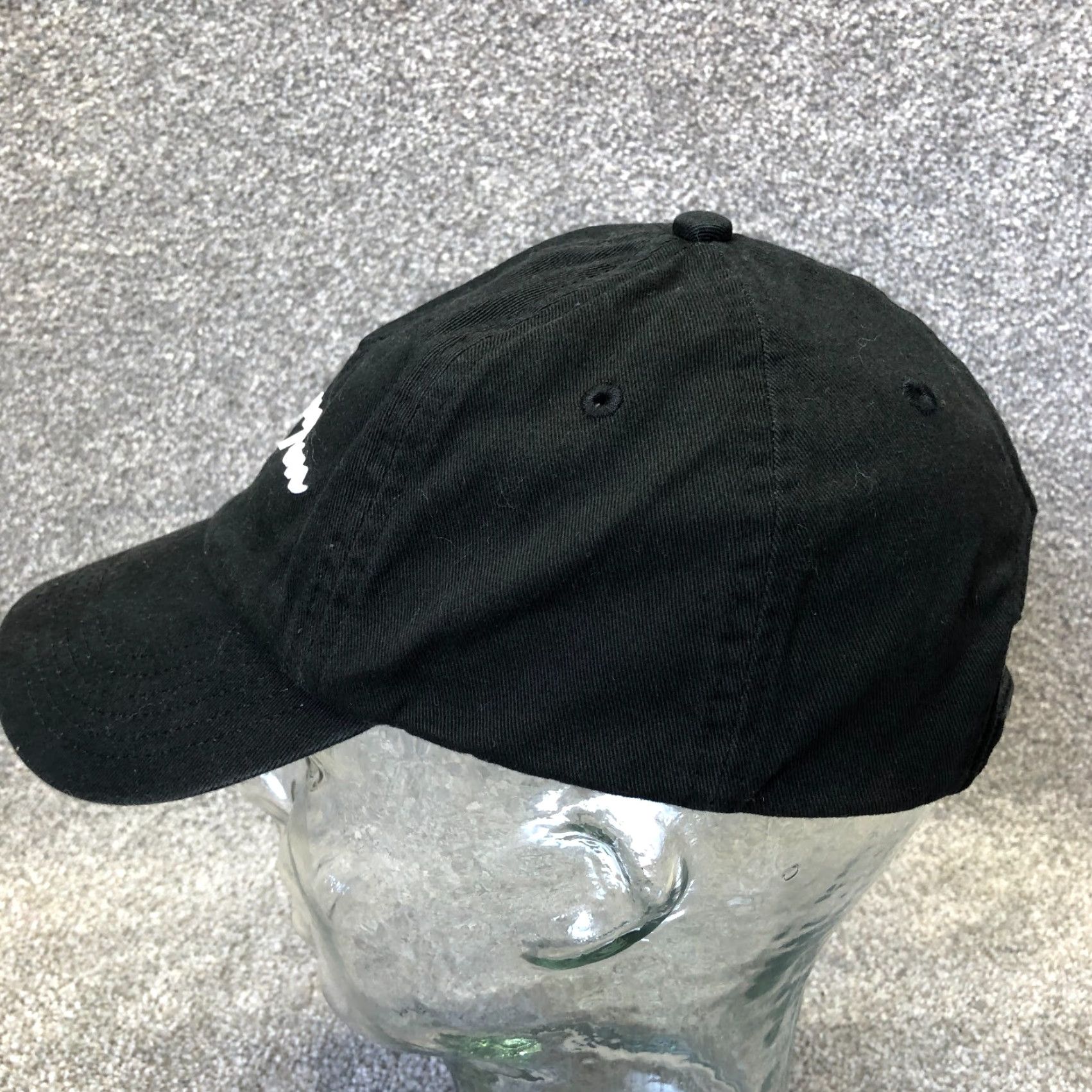 Champion Champion Hat Adult Adjustable Black Base Ball Spell Out Logo Dad Sports Size ONE SIZE - 4 Thumbnail