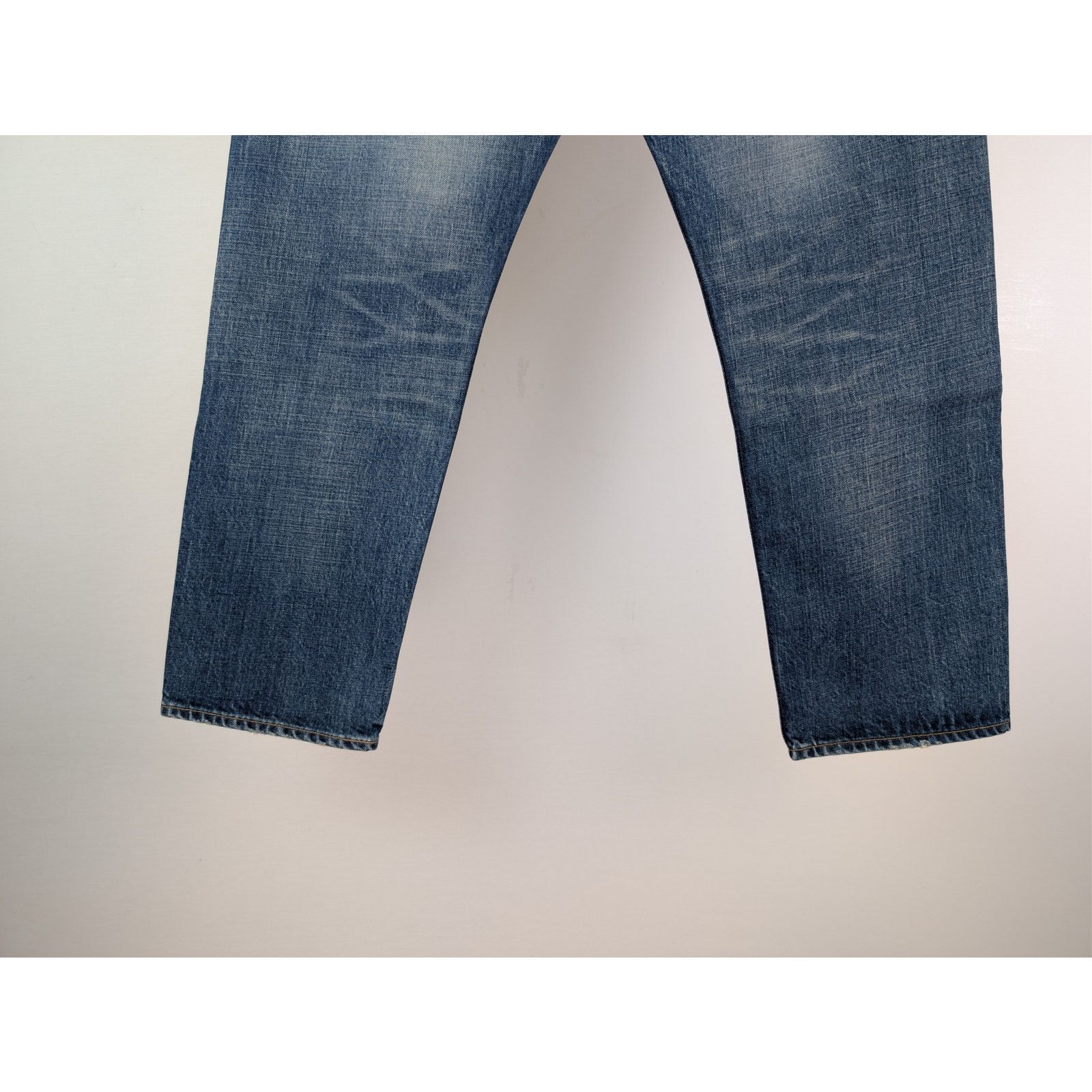 Saint Laurent Paris o1rshd1 Mick Jeans in Authentic Vintage Blue Size US 33 - 11 Thumbnail