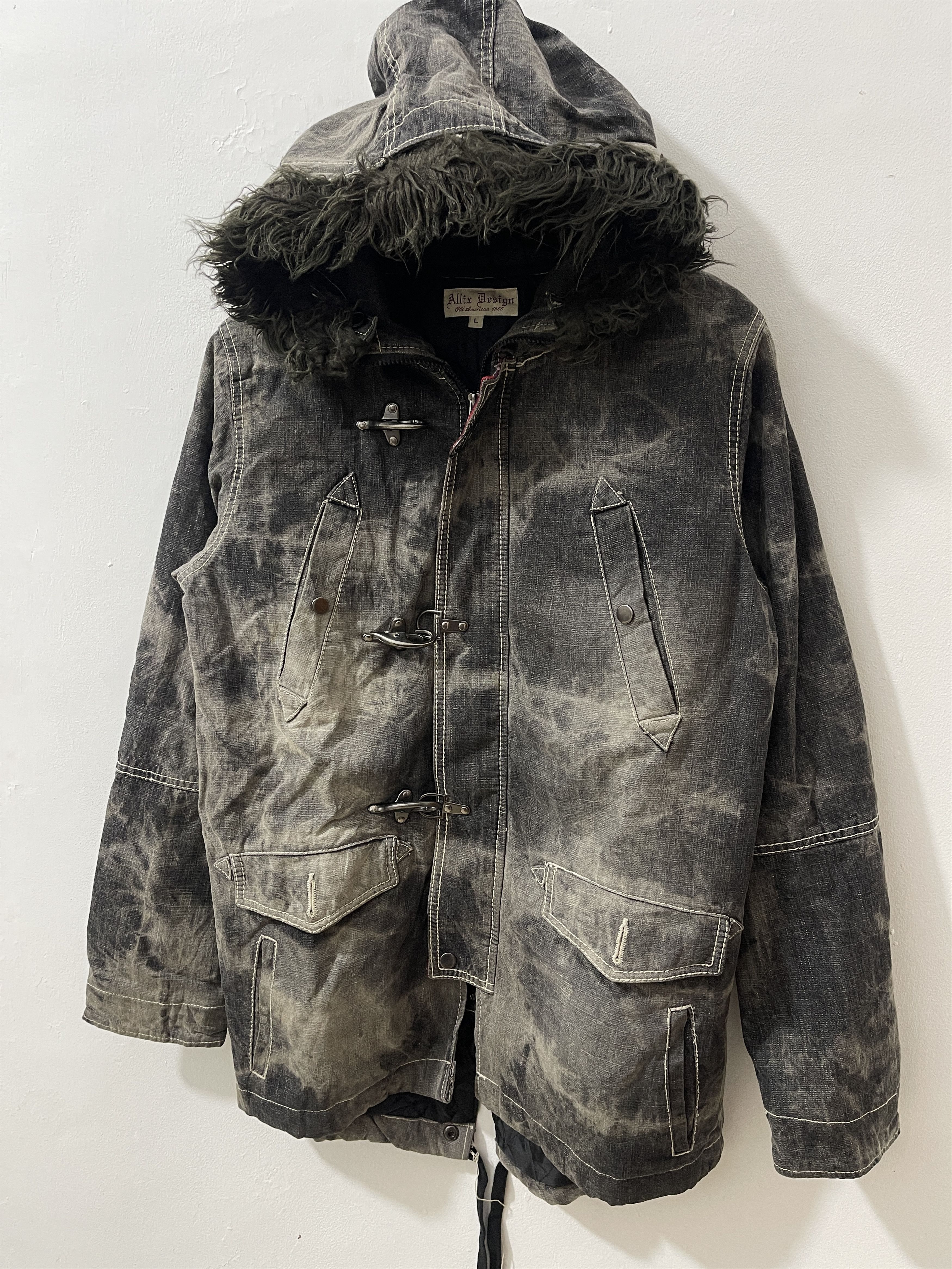 Japanese Brand Allix Design Japan Archive Fireman Clasp Vkei Style Jacket Size US L / EU 52-54 / 3 - 2 Thumbnail