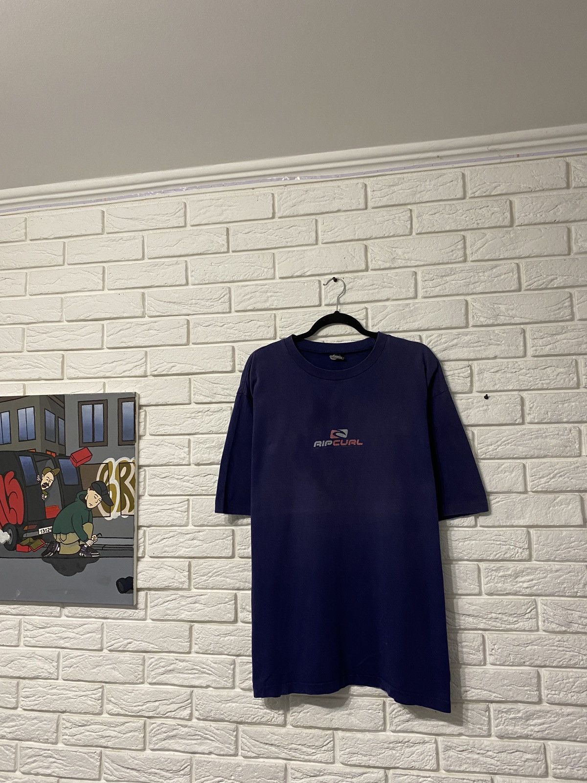 Rip Curl × Vintage Vintage T-Shirt Rip Curl Tee Shirt Surf Y2k Style Size US XL / EU 56 / 4 - 4 Thumbnail