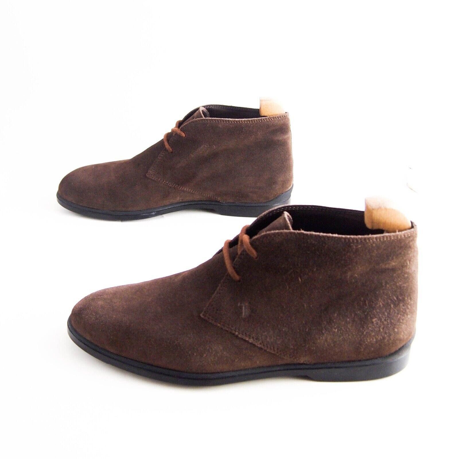 Tod's TOD's Chukka Boots Brown Suede Mens Size US 7 EU 40 $680 Size US 7 / EU 40 - 2 Thumbnail