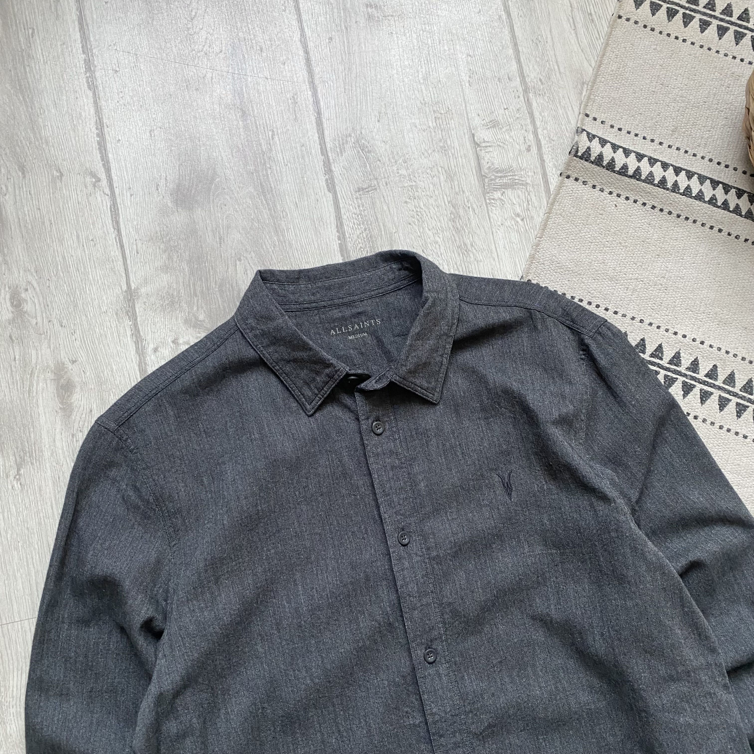 Allsaints Designer ALLSAINT Shirt Button Ups longsleeve Size US M / EU 48-50 / 2 - 2 Thumbnail
