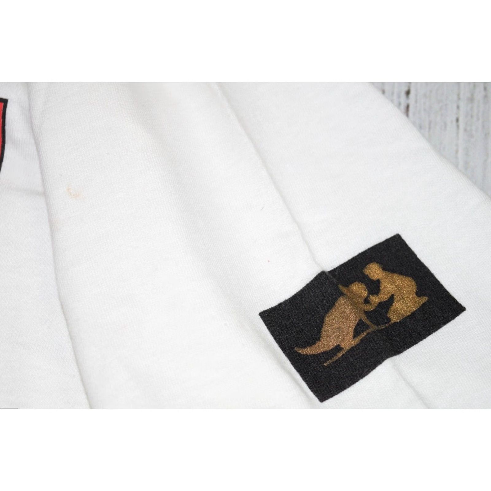 Hanes VINTAGE 1991 DINOTOPIA T-SHIRT HANES XL WHITE GRAPHIC RETRO DINOSAURS 90s Unisex Adults Size US XL / EU 56 / 4 - 7 Thumbnail