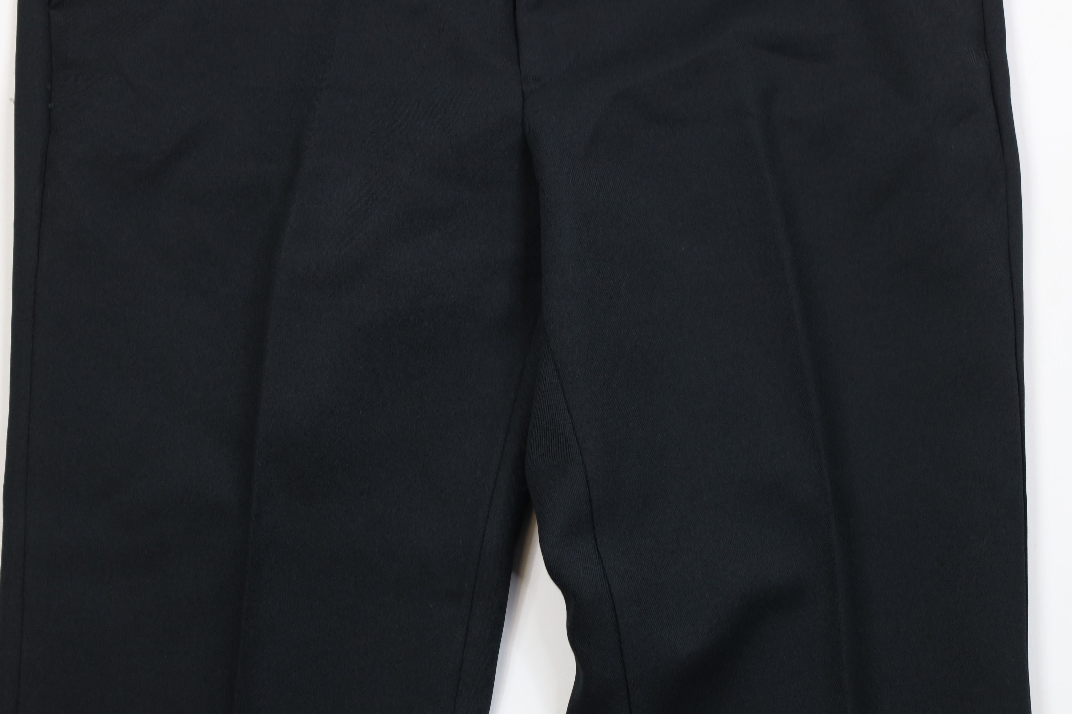 Vintage Vintage 70s Streetwear Flared Wide Leg Chino Pants Black USA Size US 34 / EU 50 - 3 Thumbnail