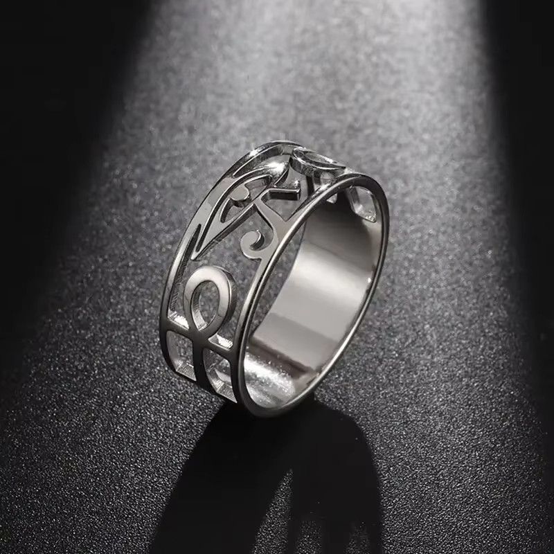 Jewelry Amulet Ankh Cross Ring Size ONE SIZE - 3 Thumbnail