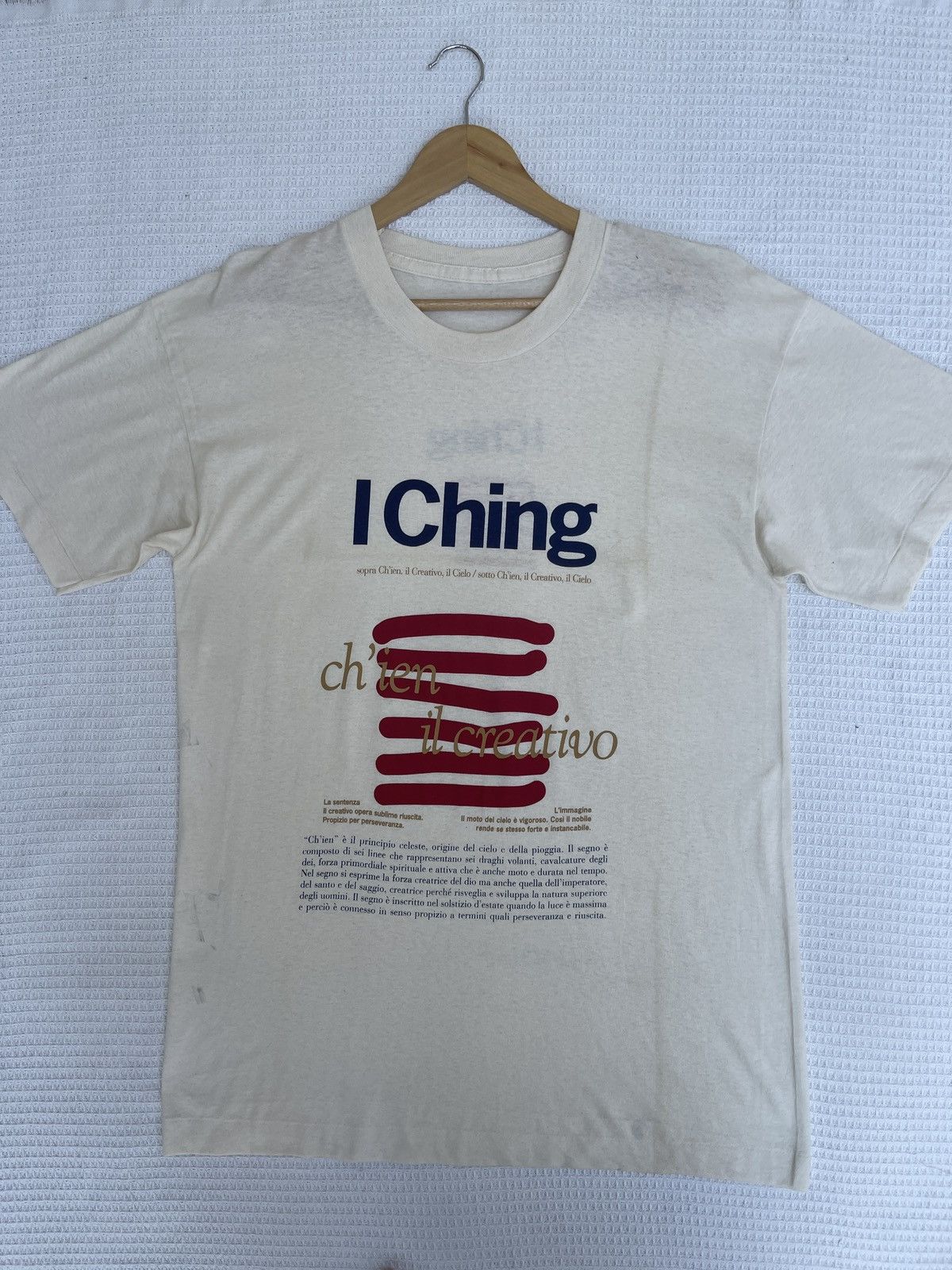 Vintage LastDrop🔥Rare🔥Vtg90s Parole De Cotone Italy Designer T-Shirt Size US L / EU 52-54 / 3 - 7 Thumbnail