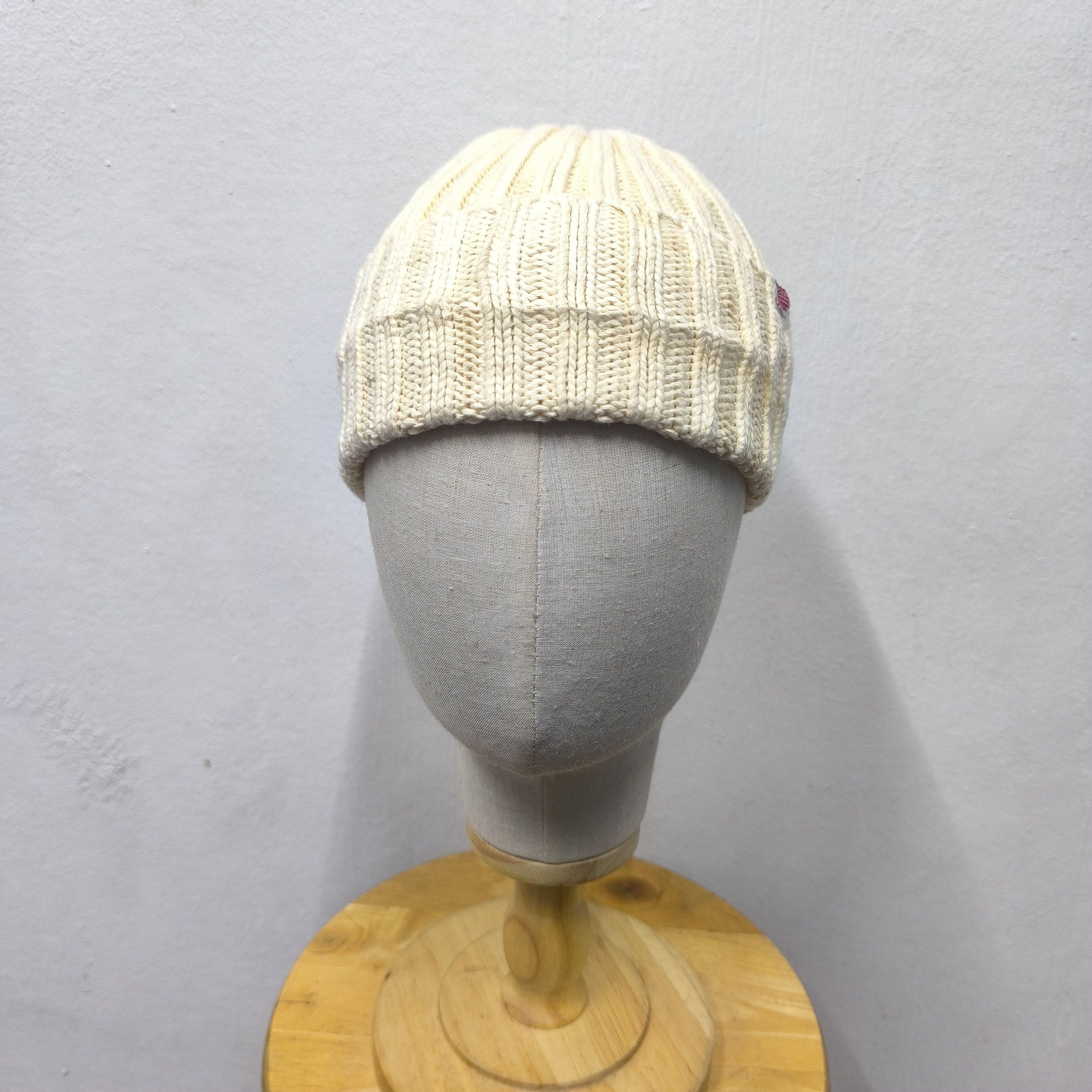 Japanese Brand 💥 Coen japan usa cotton us flag patch short beanie hat Size ONE SIZE - 2 Thumbnail