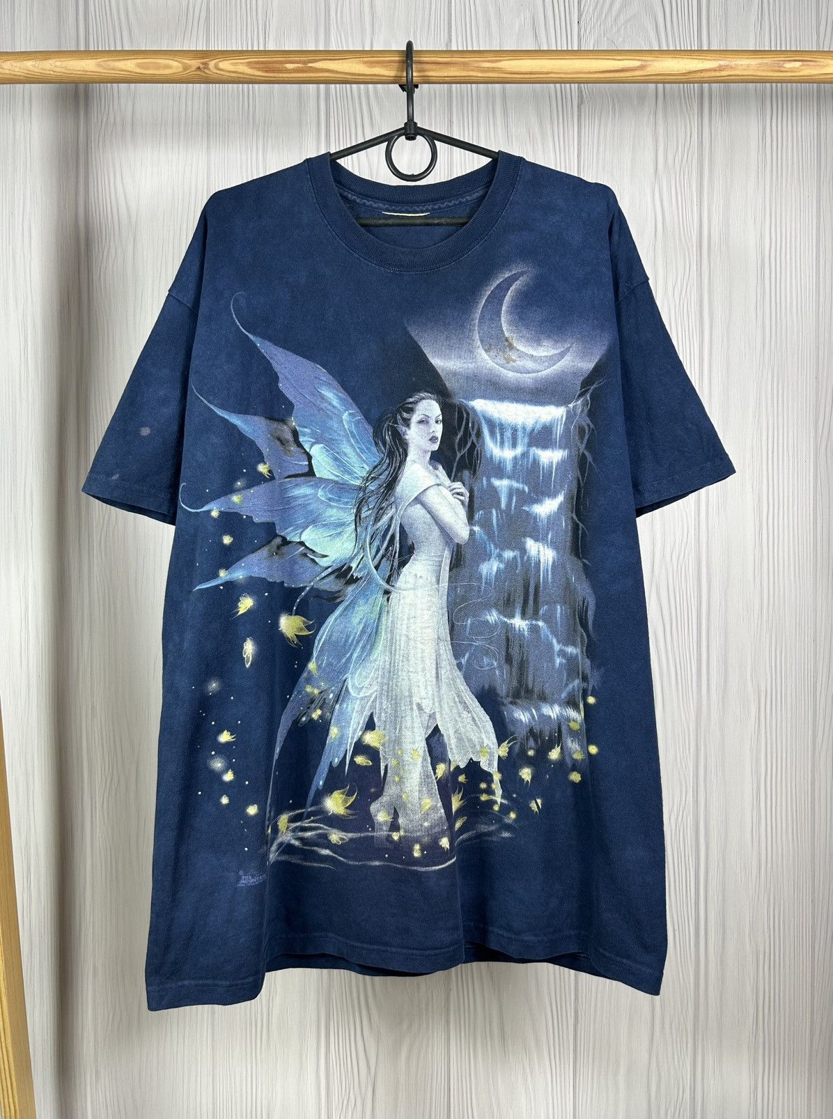 Vintage Vintage Fairy Pixie The Mountain Medium Shirt Fantasy Moon Size US L / EU 52-54 / 3 - 1 Thumbnail