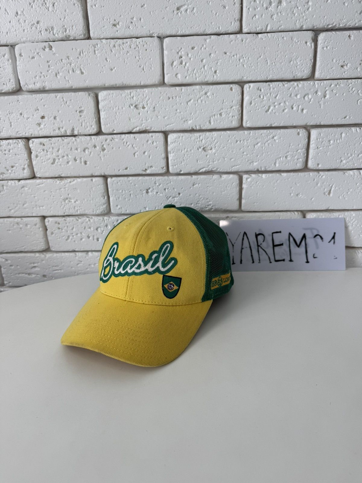 Vintage Brasil vintage cap hat Size ONE SIZE - 1 Thumbnail
