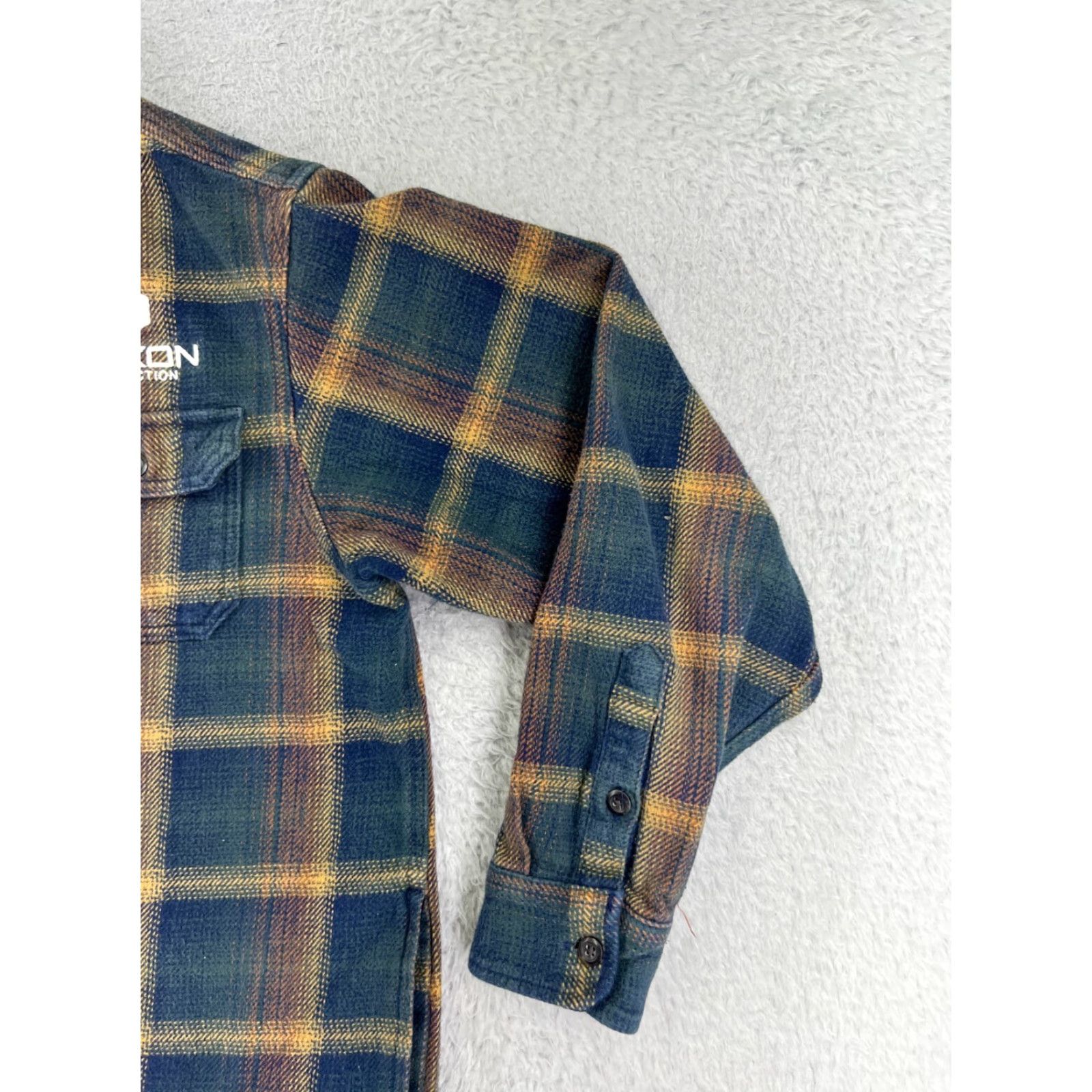 Orvis VINTAGE Orvis Flannel Shirt Men L Green Plaid 100% Cotton Button-Up Size US L / EU 52-54 / 3 - 5 Thumbnail