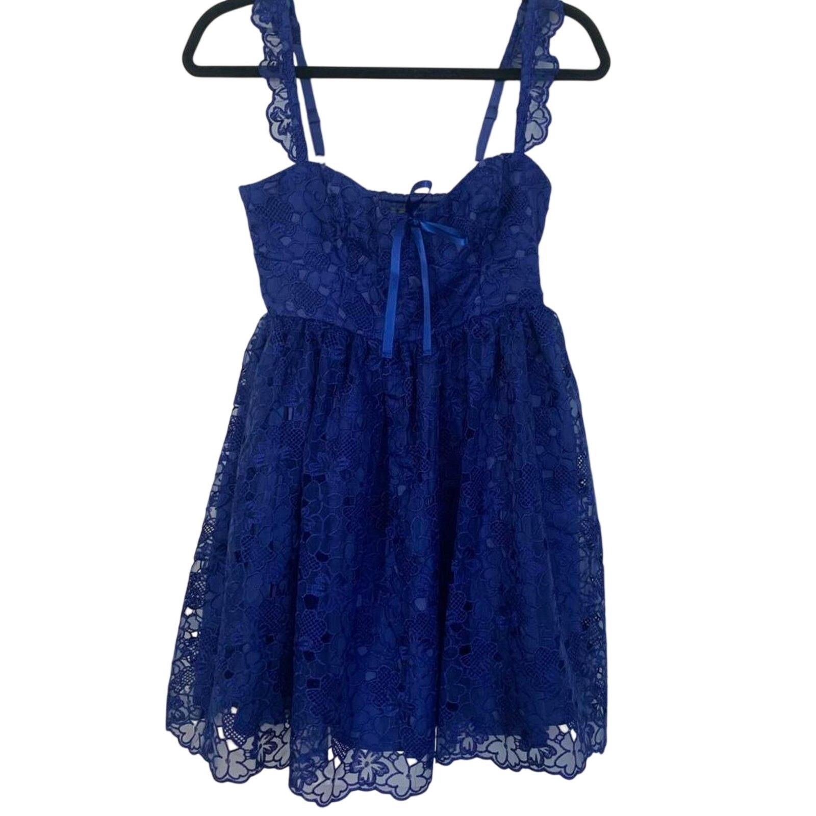 Anthropologie NWT Anthropologie Sleeveless Sweetheart Lace Dress Size XSP Size XS / US 0-2 / IT 36-38 - 2 Thumbnail