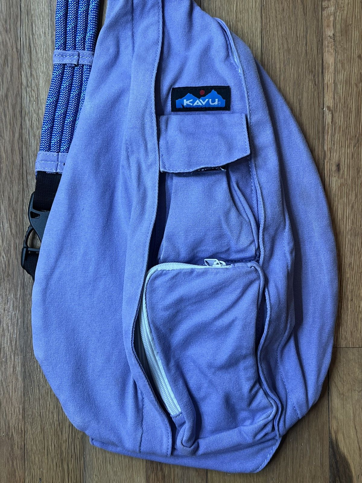 KAVU KAVU Original Rope Sling Bag Blue Crossbody Backpack Size ONE SIZE - 4 Thumbnail