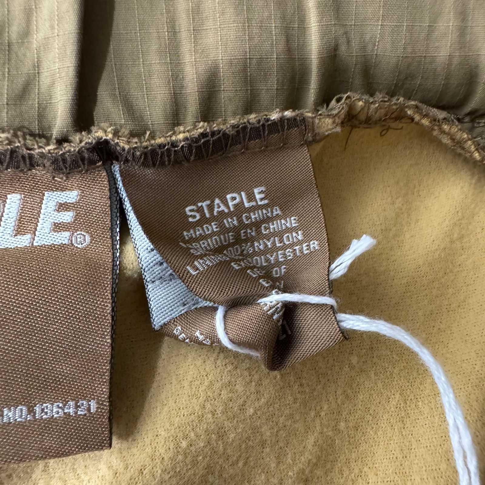 Staple Staple Men's Tech Cargo Pants Khaki Size XL NWT Size US 41 - 7 Thumbnail