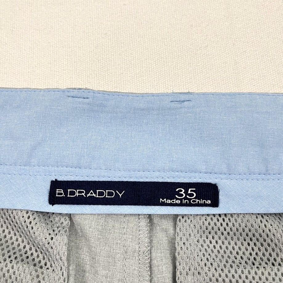 Vintage B Draddy Kelly Pants Mens 35 x 32 Gray Golf Lightweight Performance Stretch Chino Pants Mens Regular Gray 35 x 32 Size US 35 - 2 Thumbnail