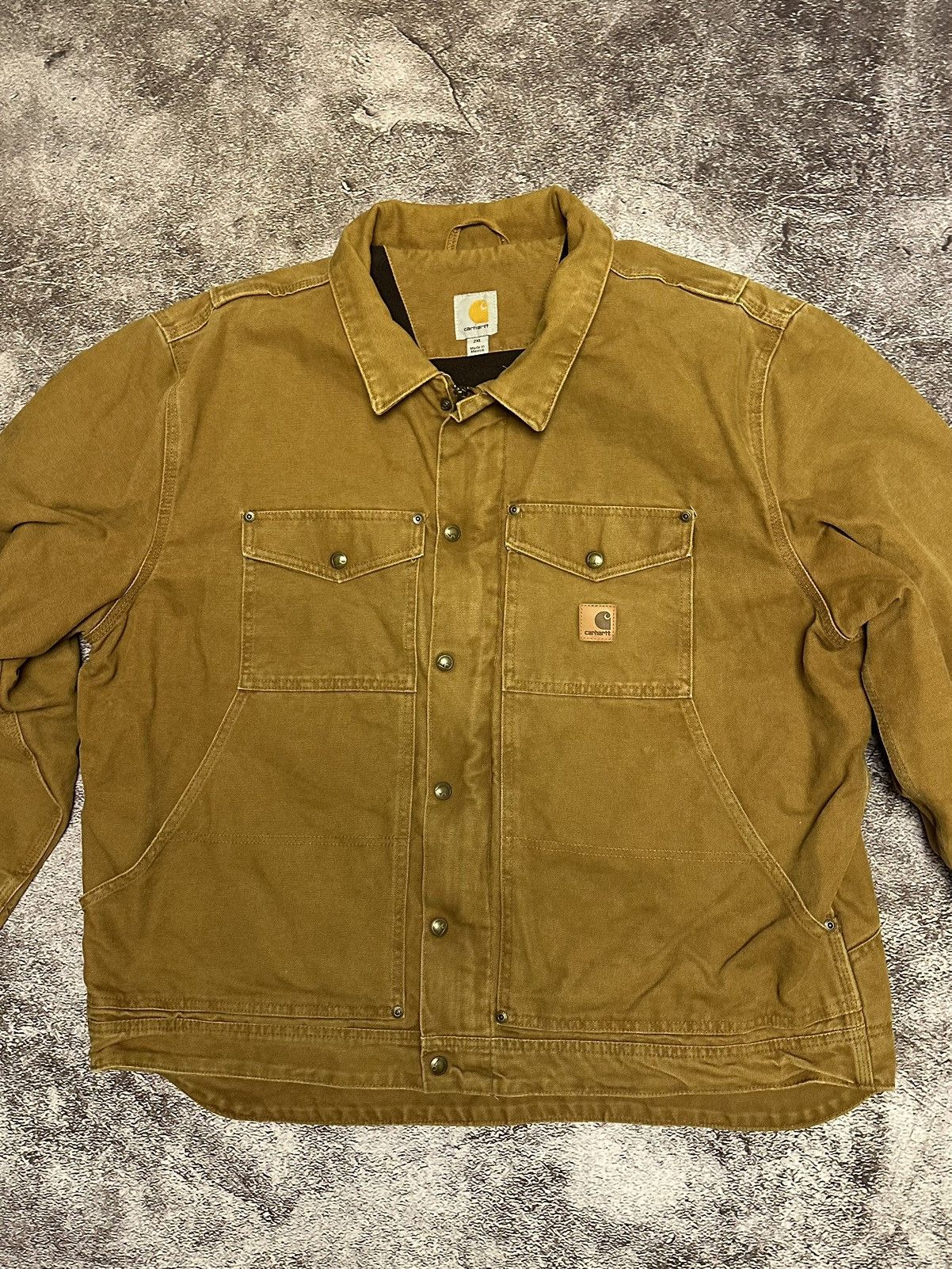 Vintage Carhartt Jacket Size XXL Men Canvas Chore Blanket