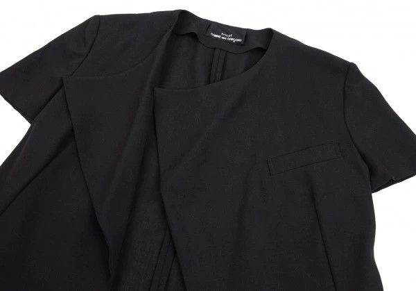 Comme des Garcons Comme des Garcons Pin-decorated wool short sleeve coat Size M / US 6-8 / IT 42-44 - 4 Thumbnail