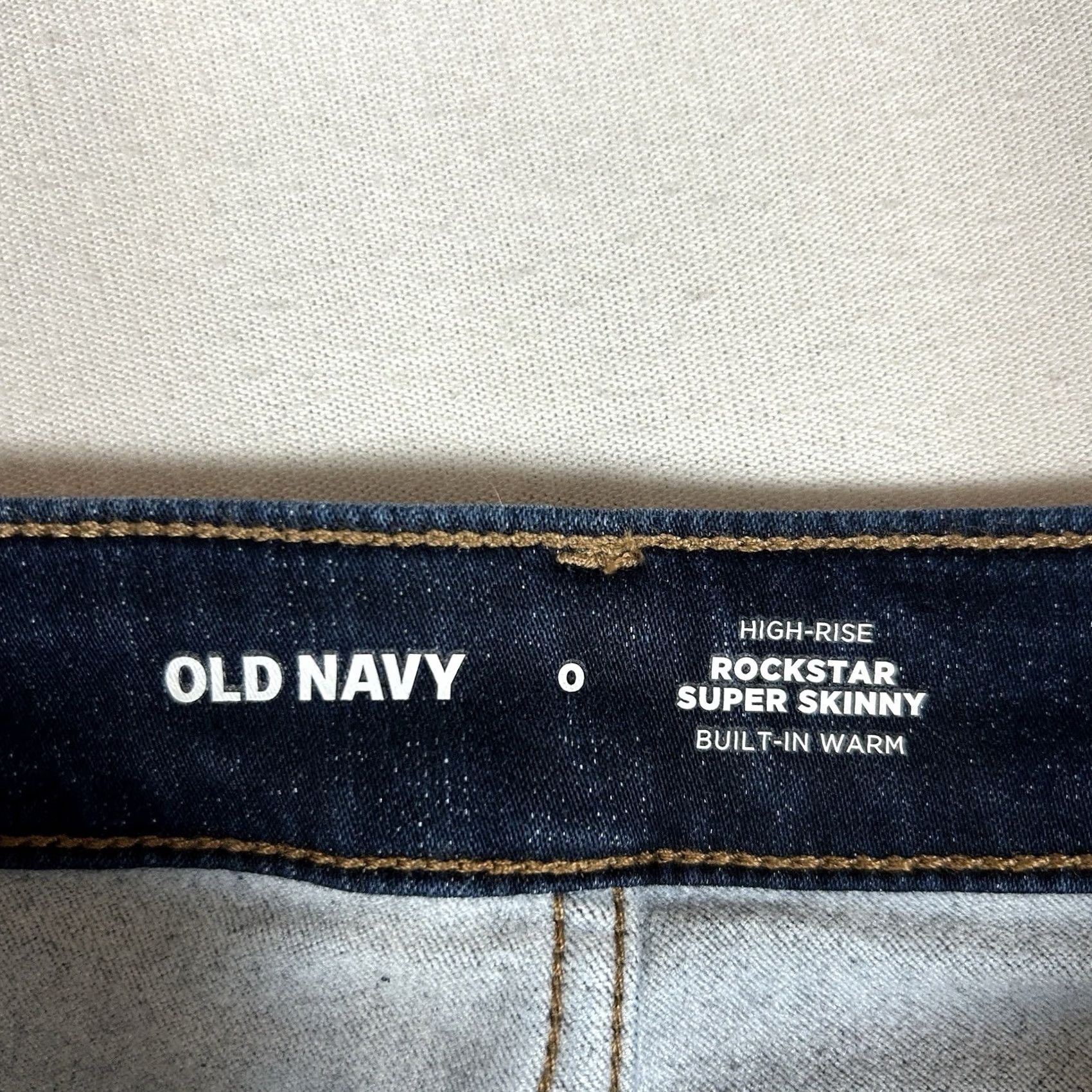 Old Navy Old Navy Jeans Women's 0 High Rise Skinny 5-Pocket Denim Blue Pockets Stretch Size 25" / US 0 / IT 36 - 6 Thumbnail