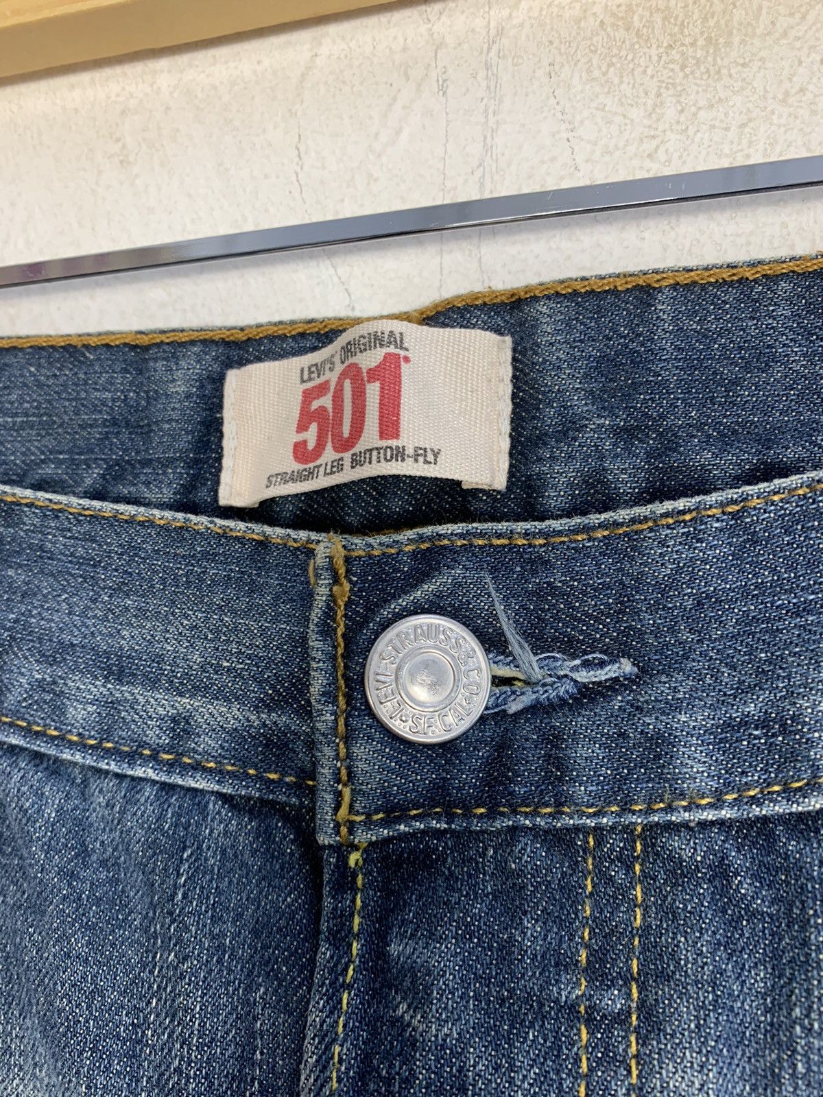 Levi's 90s Levi’s Strauss Lot 501 Regular Cut Buttonfly Indigo Jean Size US 36 / EU 52 - 6 Thumbnail