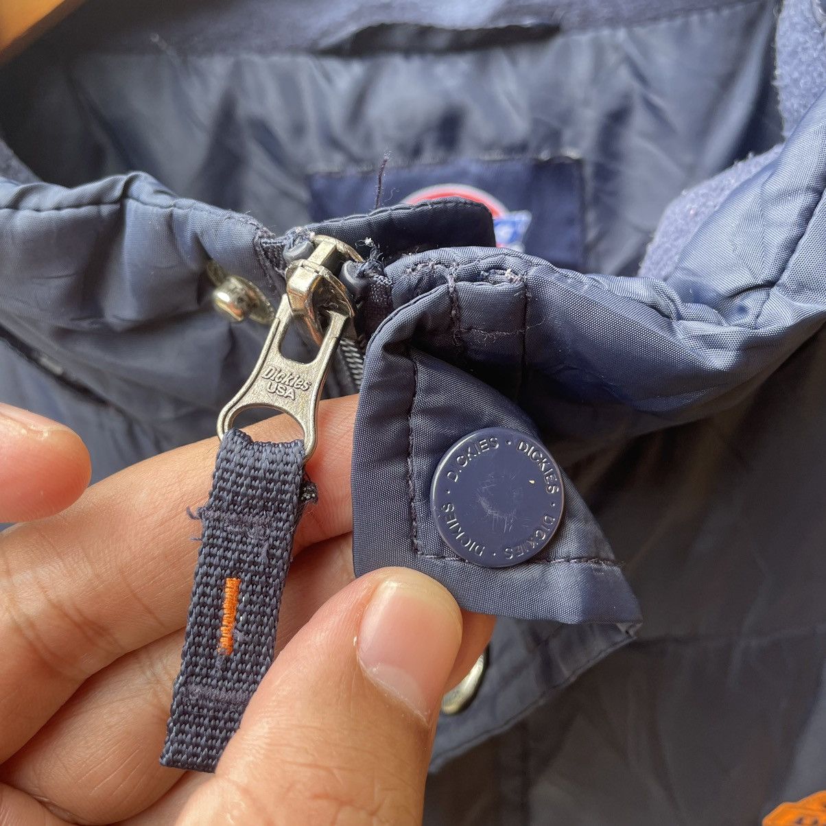 Dickies 🔥Vintage Dickies Full Zipper Puffer Down Winter Light Jacket Size US L / EU 52-54 / 3 - 7 Thumbnail