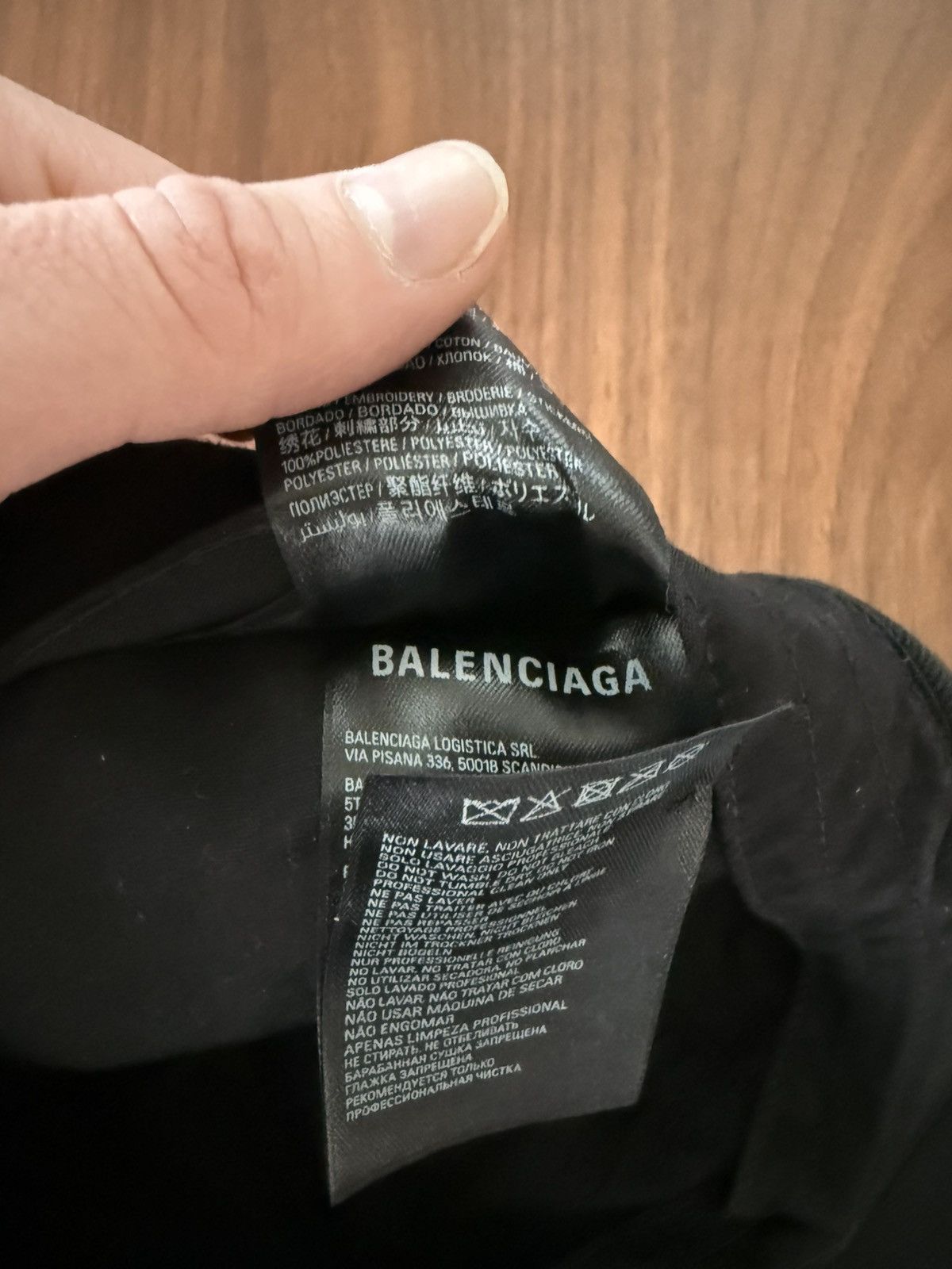 Balenciaga Balenciaga Script Distressed Cap Size ONE SIZE - 3 Thumbnail