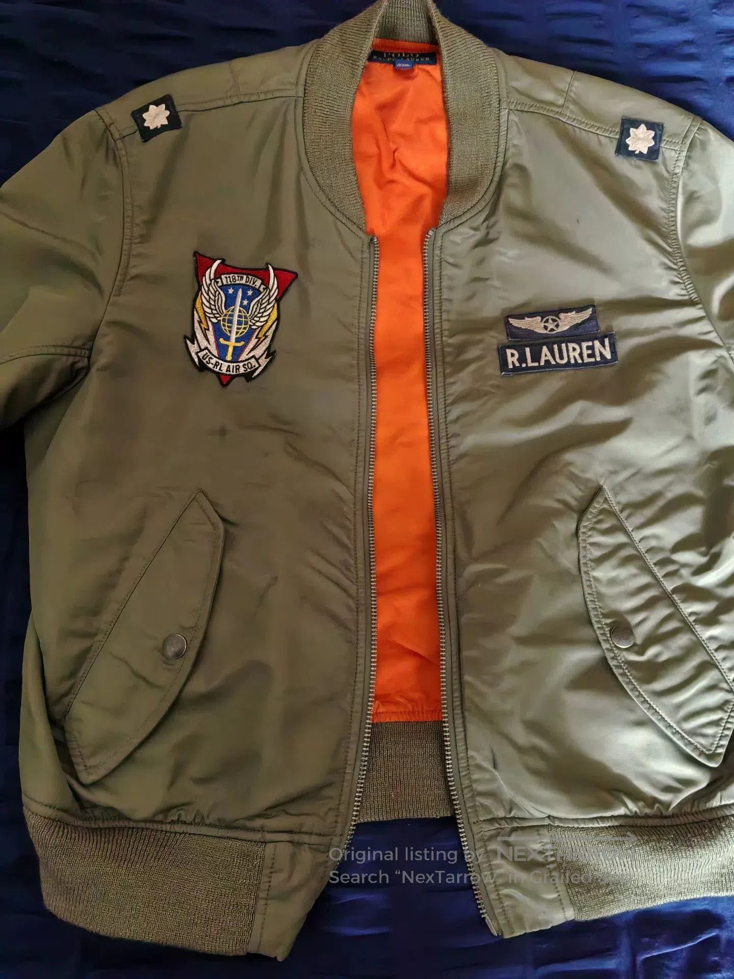 Polo Ralph Lauren Ralph Lauren Men's Flight Jacket Cotton. Size US L / EU 52-54 / 3 - 1 Thumbnail