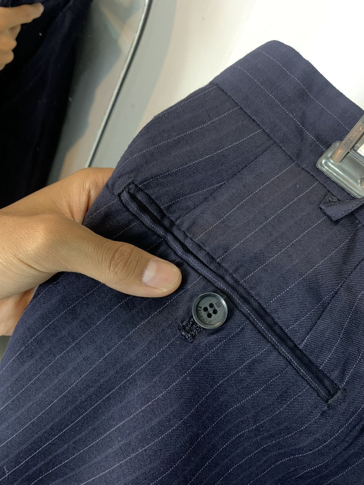 Balmain BALMAIN casual trousers stripe pants Size US 31 - 5 Thumbnail