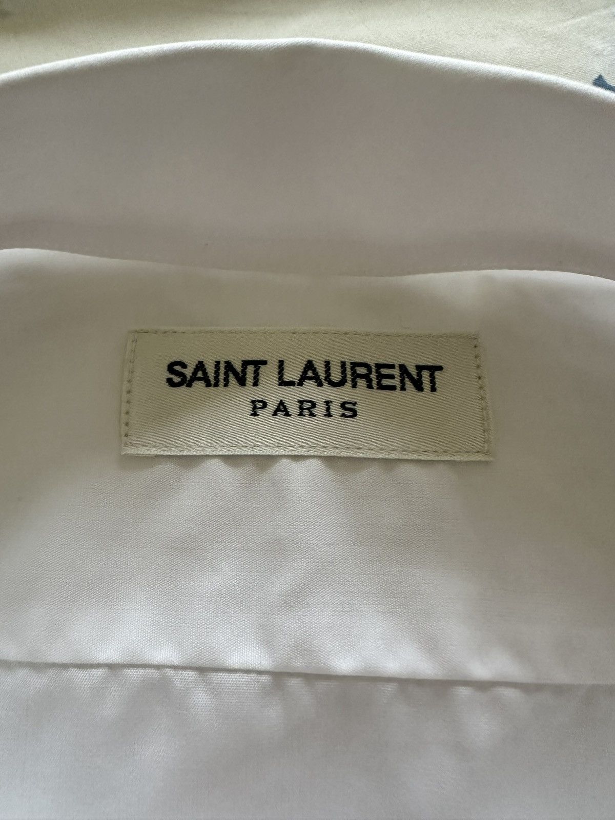 Saint Laurent Paris FW19 Saint Laurent fixed collar white shirt 40 Size 40R - 16 Thumbnail