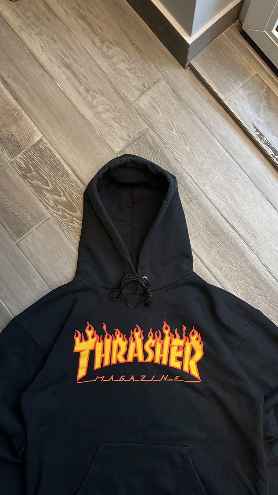 Thrasher × Vintage Hype vintage Thrasher black hoodie Size US S / EU 44-46 / 1 - 5 Thumbnail