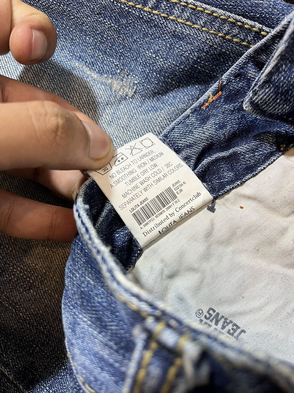 Japanese Brand Lolita Crown Yoshitomo Nara whiskers denim Size US 32 / EU 48 - 9 Thumbnail
