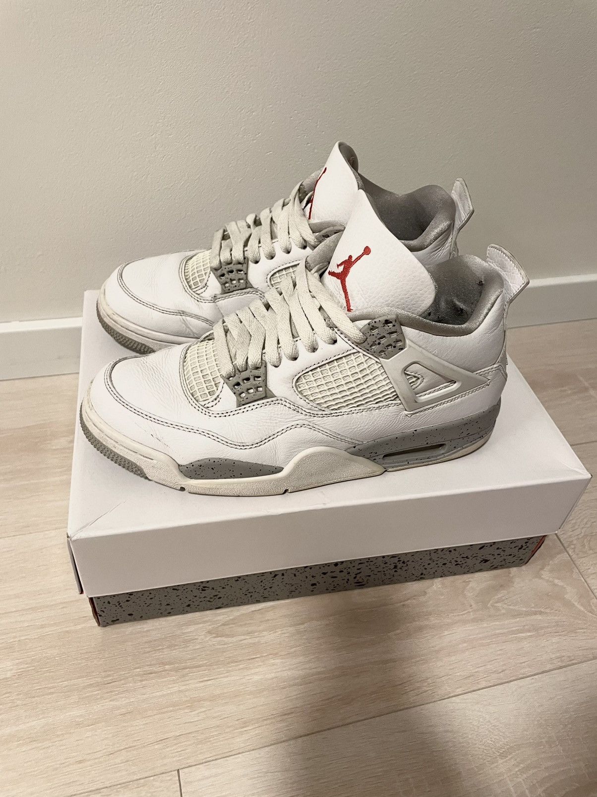 Other Air Jordan 4 Retro Oreo White Size US 8.5 / EU 41-42 - 3 Thumbnail